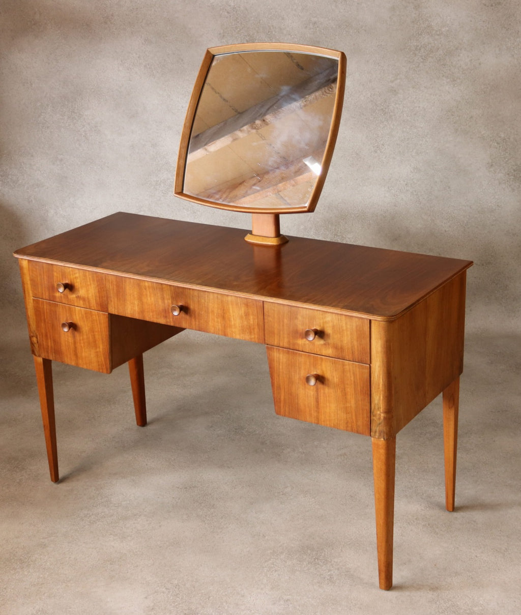 Mid Century Gordon Russell Walnut Dressing Table 1950s