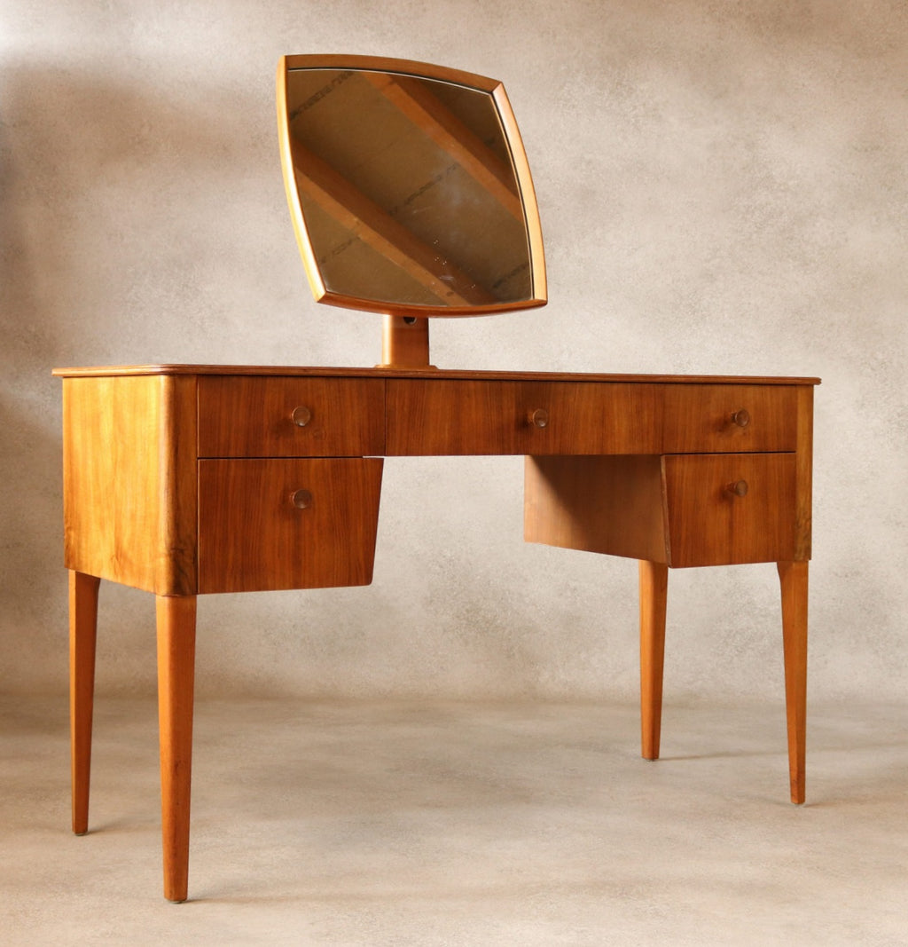 Mid Century Gordon Russell Walnut Dressing Table 1950s