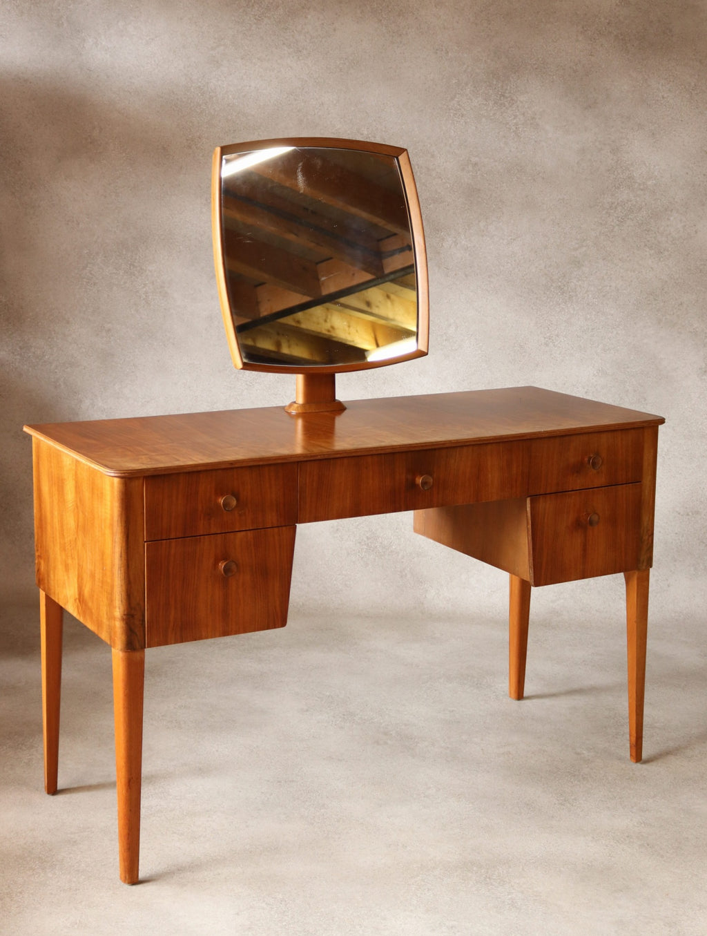 Mid Century Gordon Russell Walnut Dressing Table 1950s