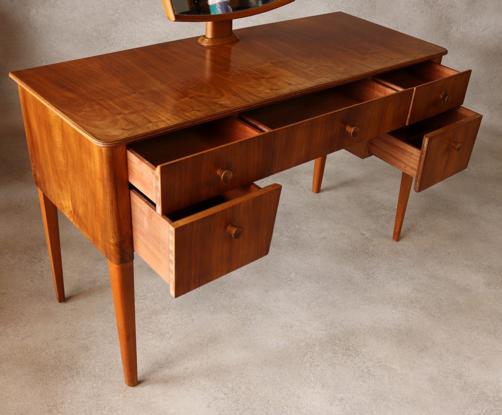 Mid Century Gordon Russell Walnut Dressing Table 1950s