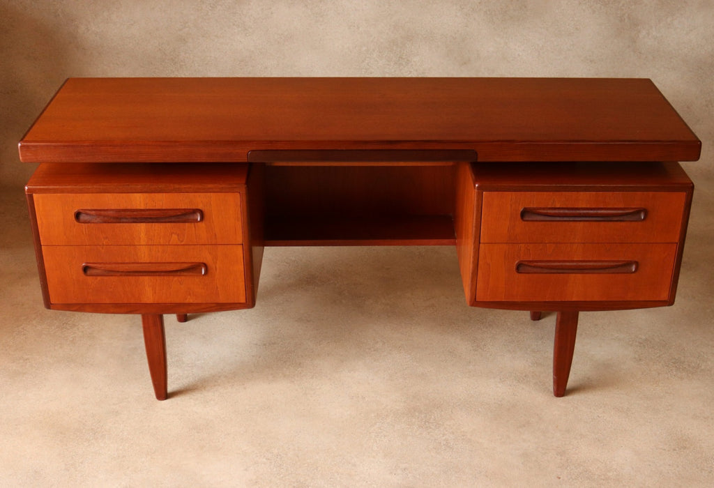 Mid Century G Plan Fresco Teak 'Floating' Desk / Dressing Table