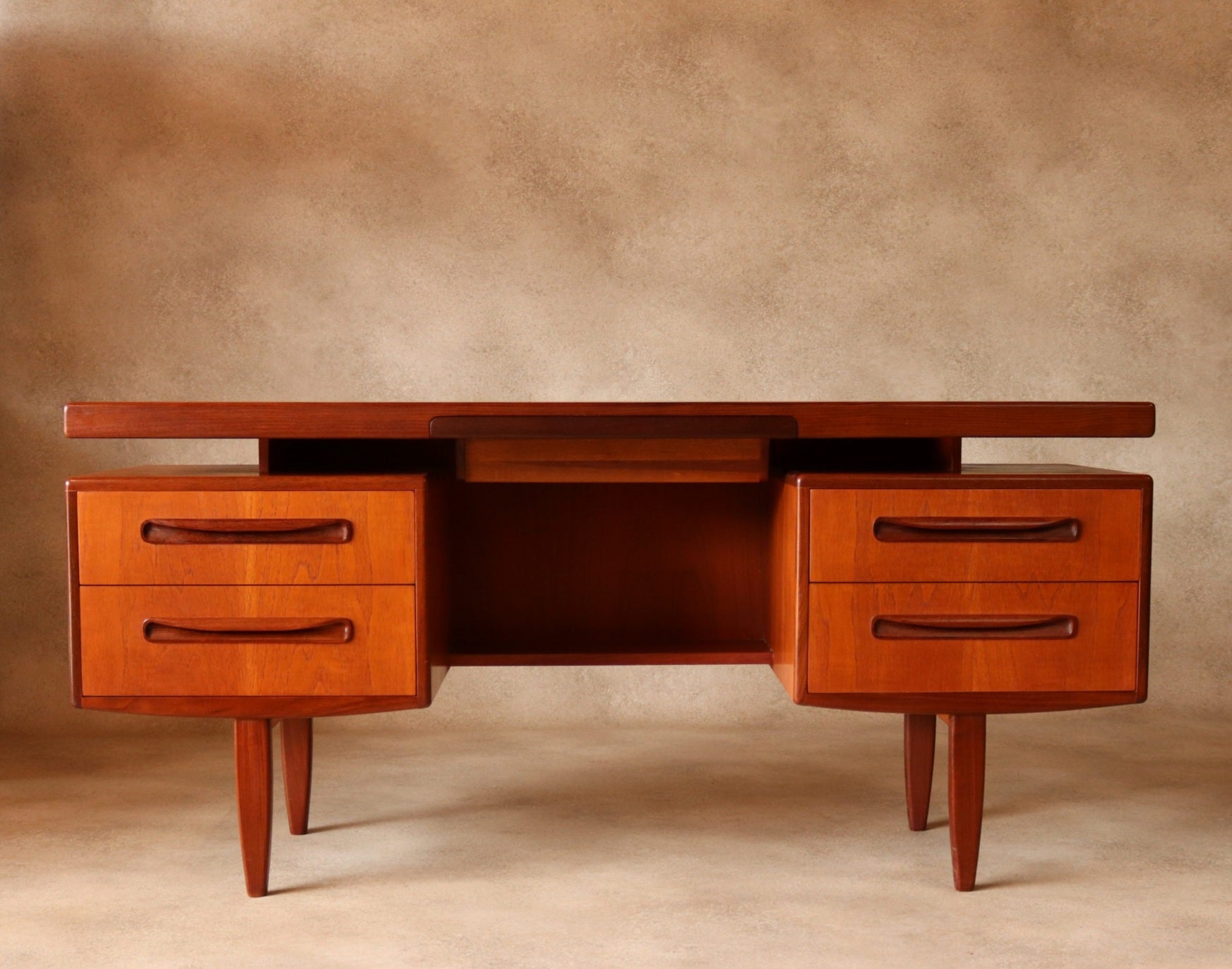 Mid Century G Plan Fresco Teak 'Floating' Desk / Dressing Table