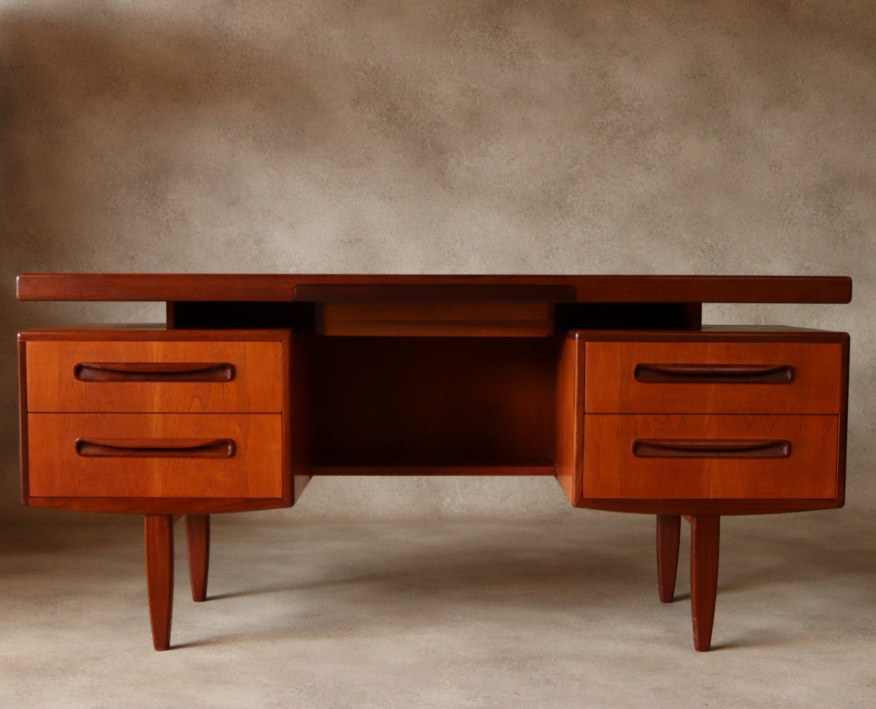 Mid Century G Plan Fresco Teak 'Floating' Desk / Dressing Table