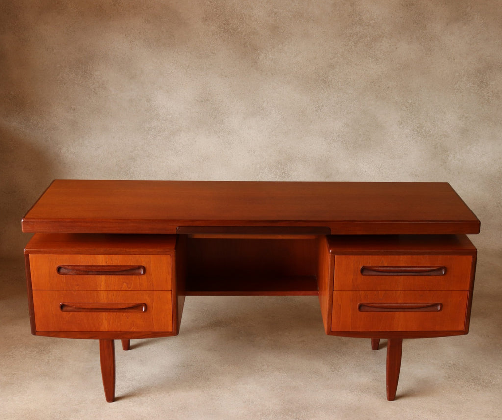 Mid Century G Plan Fresco Teak 'Floating' Desk / Dressing Table