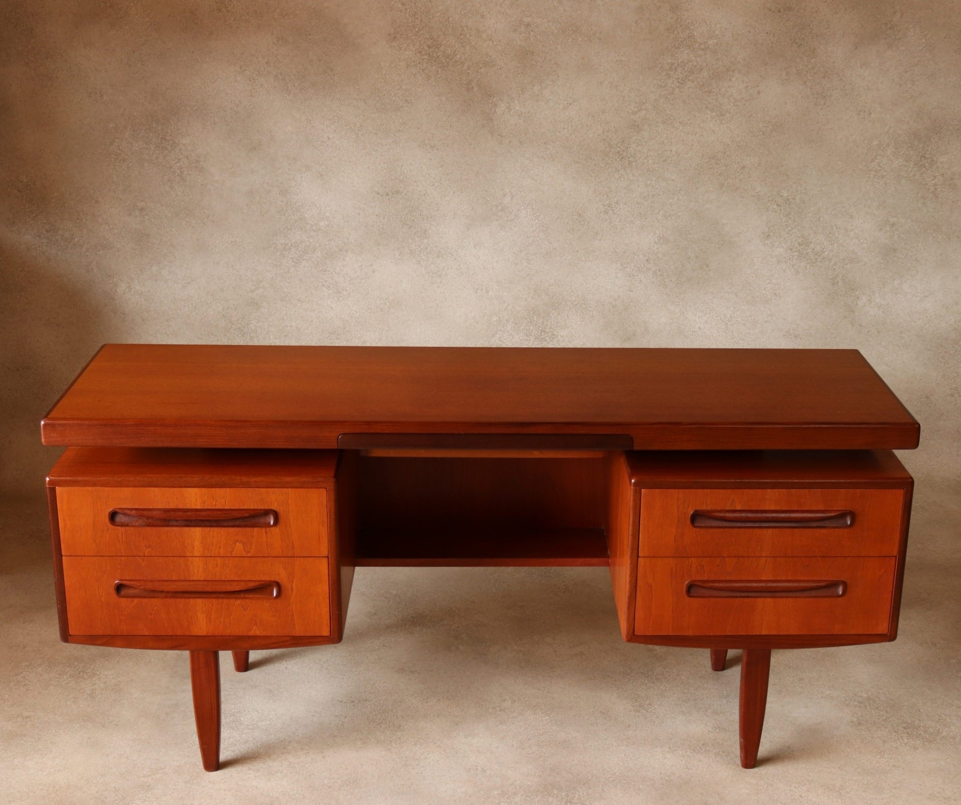 Mid Century G Plan Fresco Teak 'Floating' Desk / Dressing Table