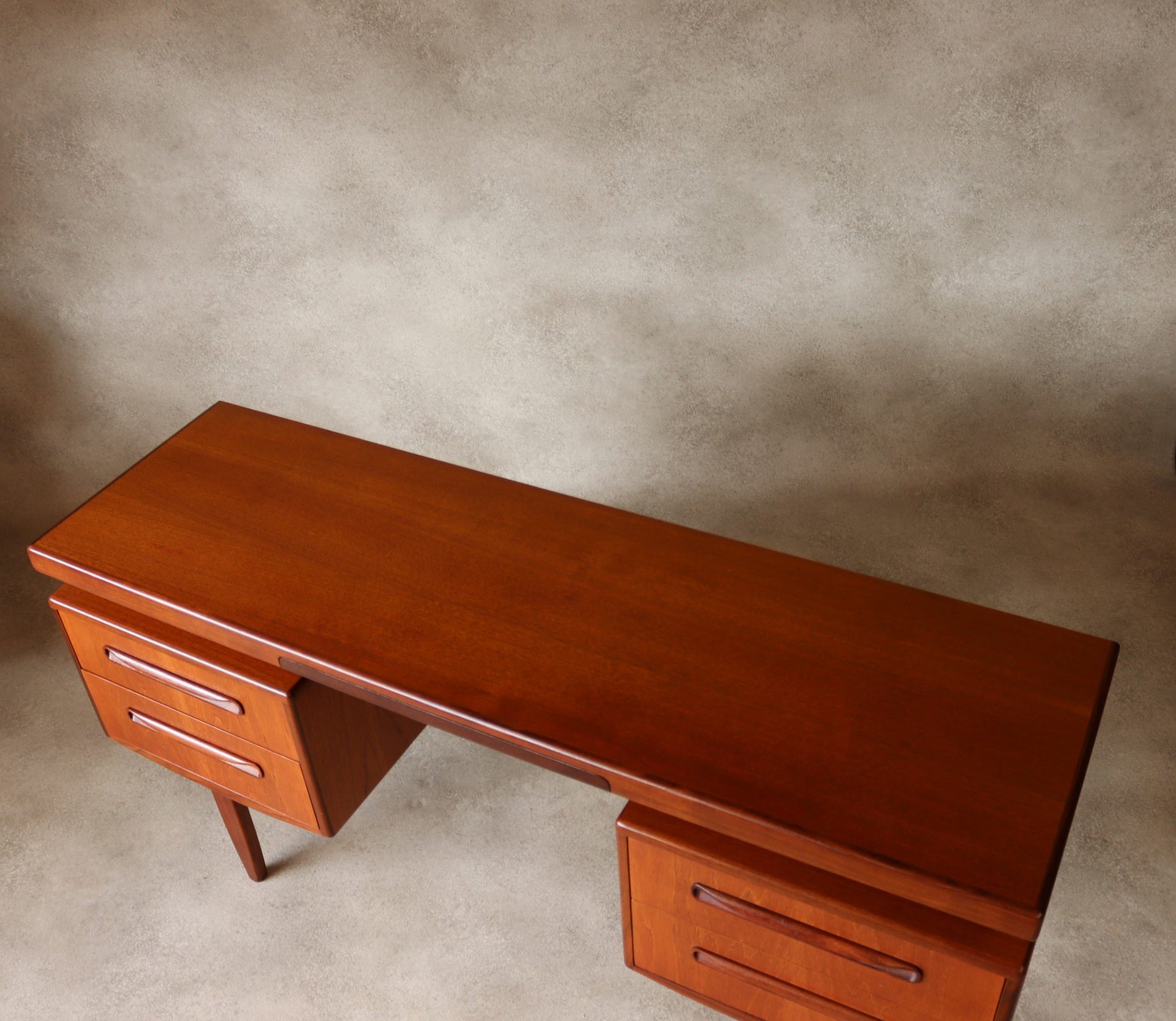 Mid Century G Plan Fresco Teak 'Floating' Desk / Dressing Table
