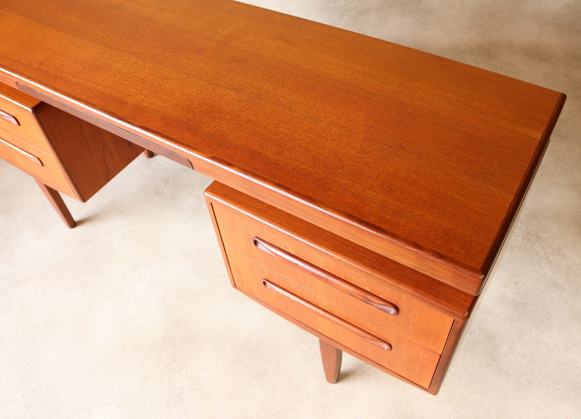 Mid Century G Plan Fresco Teak 'Floating' Desk / Dressing Table