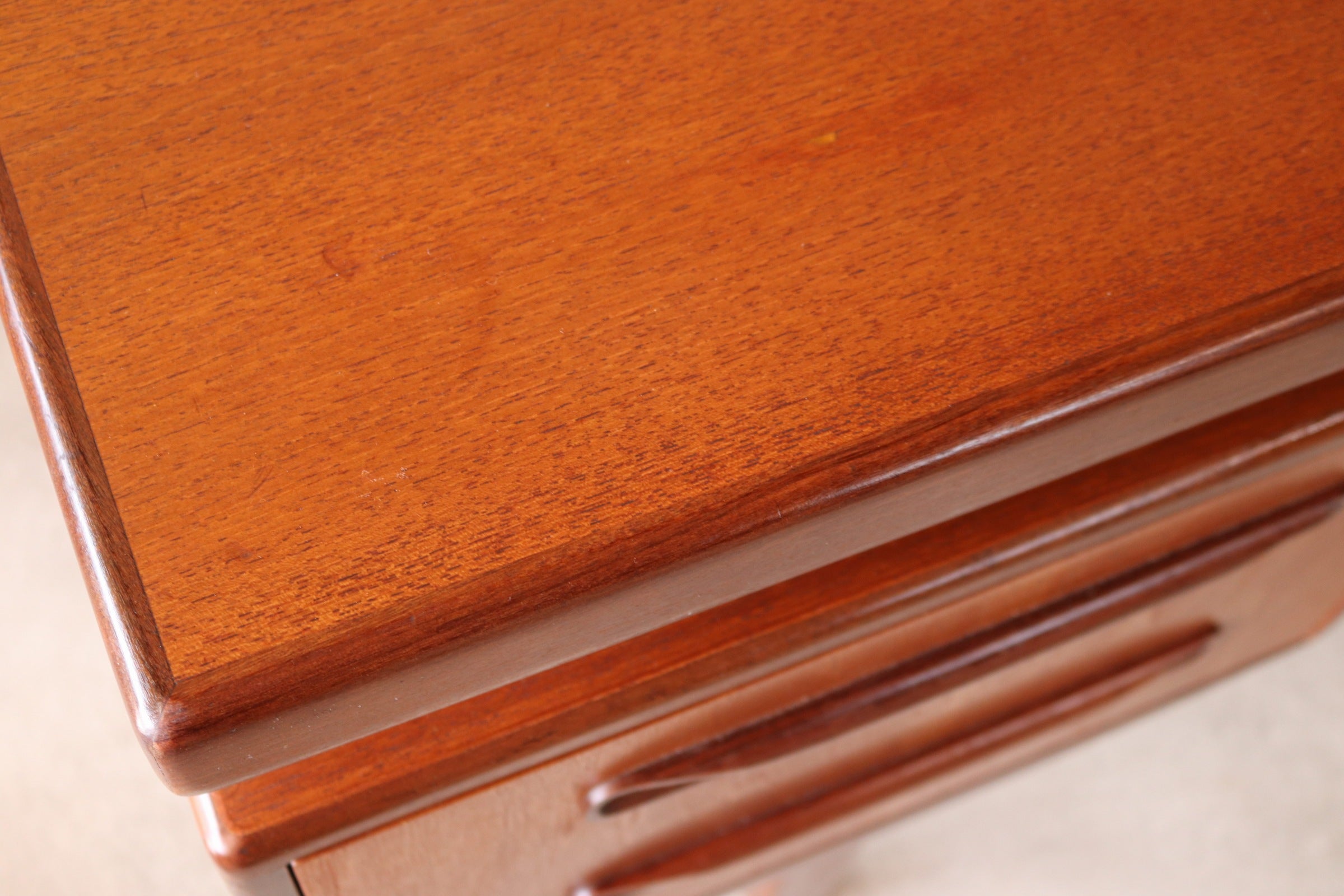 Mid Century G Plan Fresco Teak 'Floating' Desk / Dressing Table