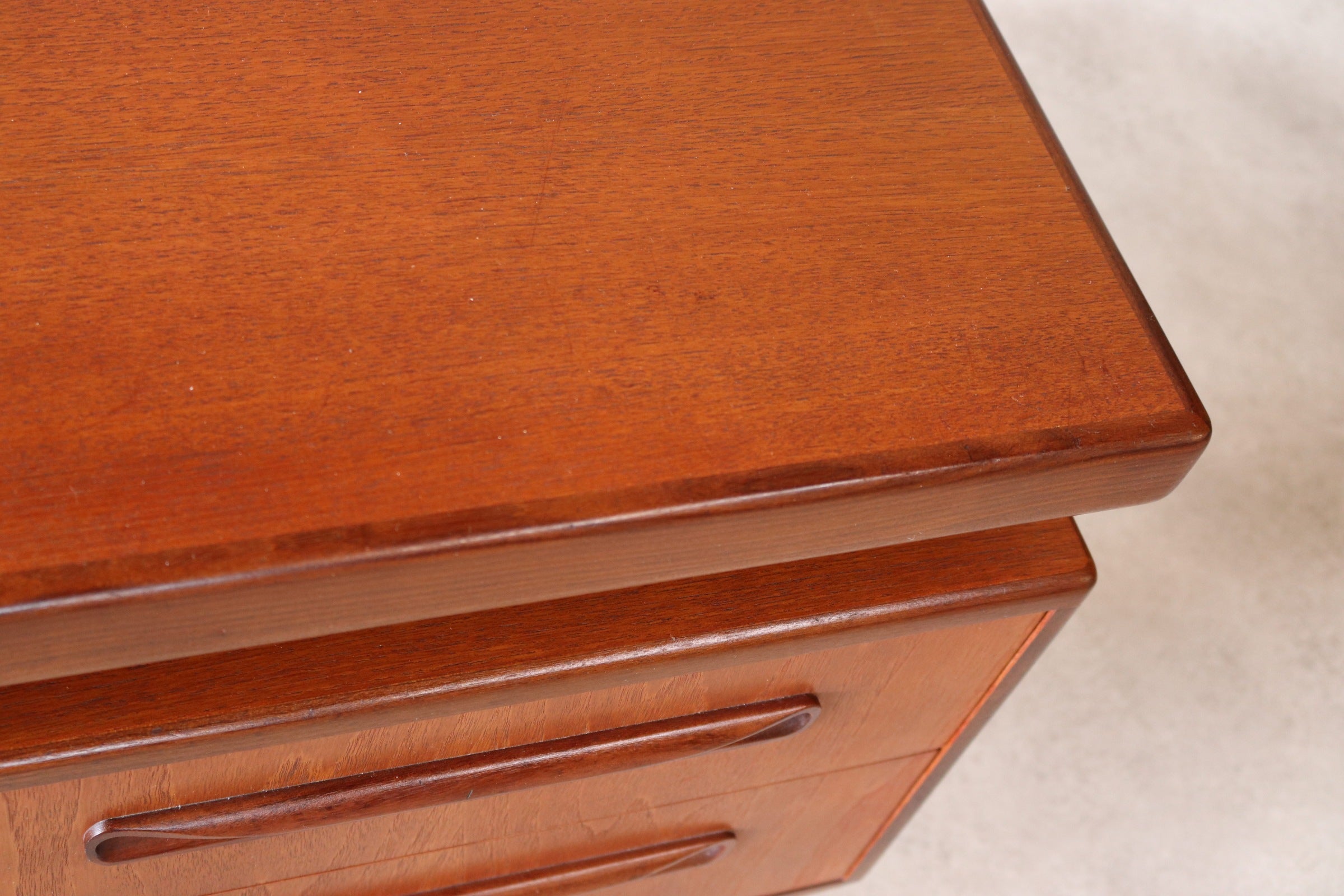 Mid Century G Plan Fresco Teak 'Floating' Desk / Dressing Table