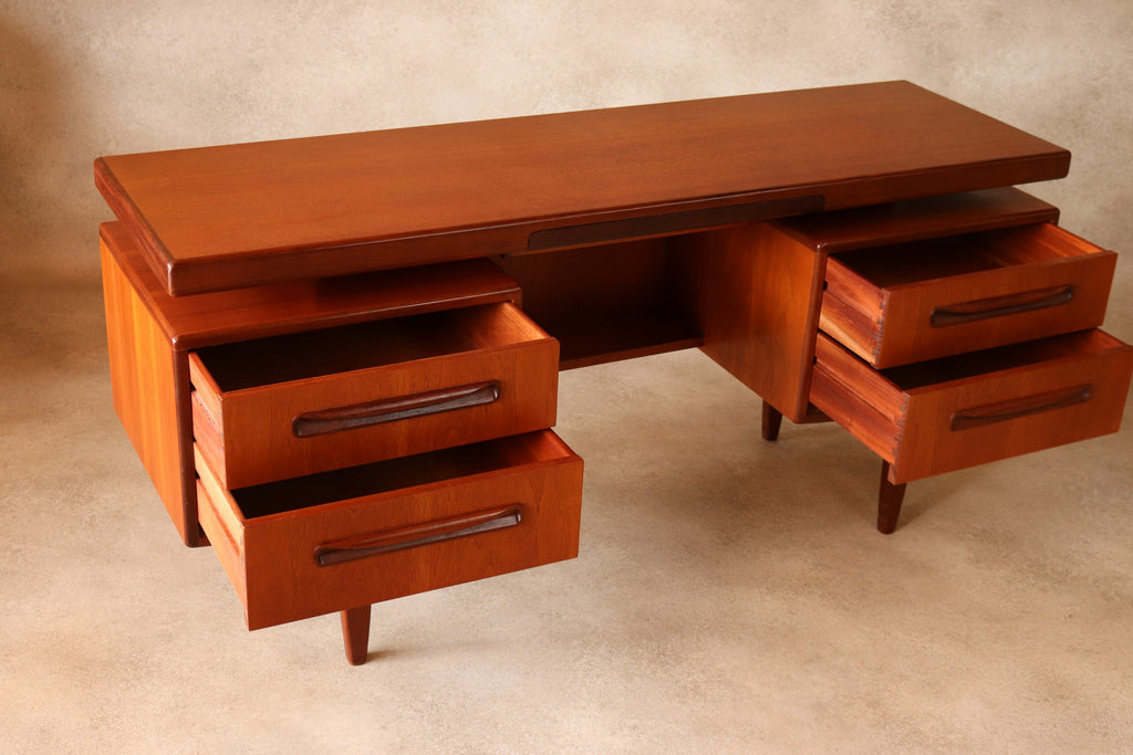 Mid Century G Plan Fresco Teak 'Floating' Desk / Dressing Table
