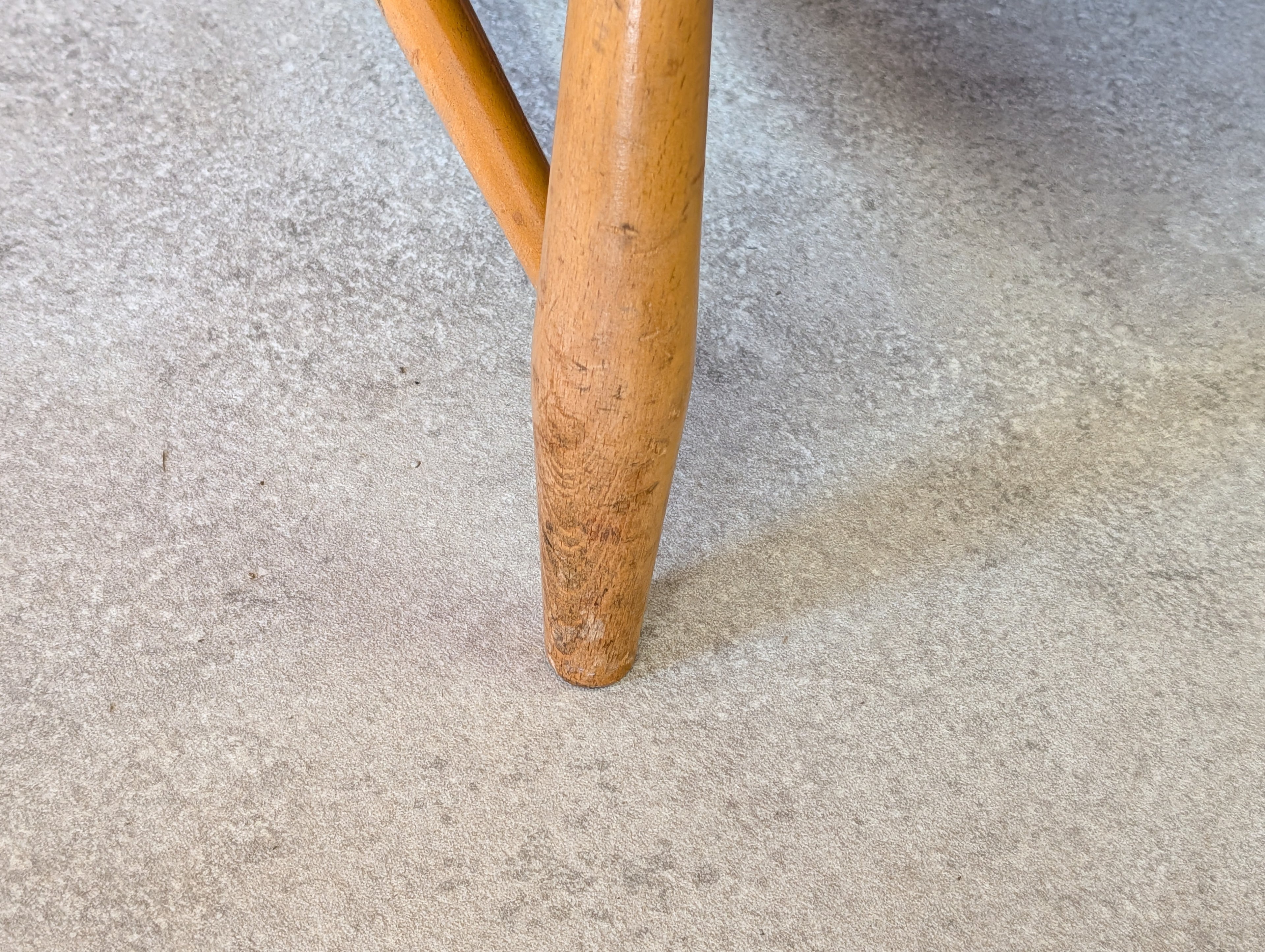 Vintage Ercol Blonde Windsor Jubilee 766 Armchair