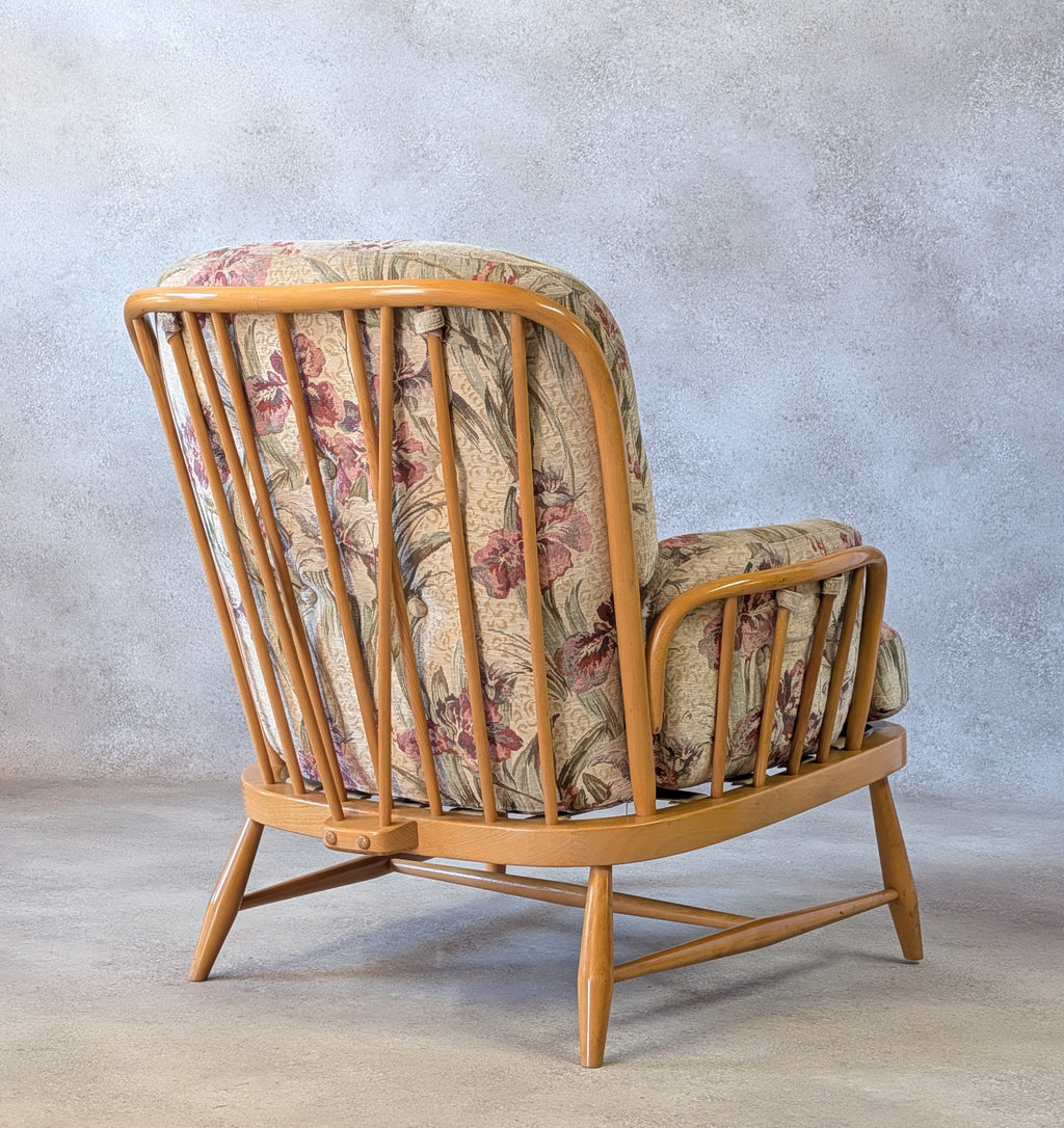 Vintage Ercol Blonde Windsor Jubilee 766 Armchair