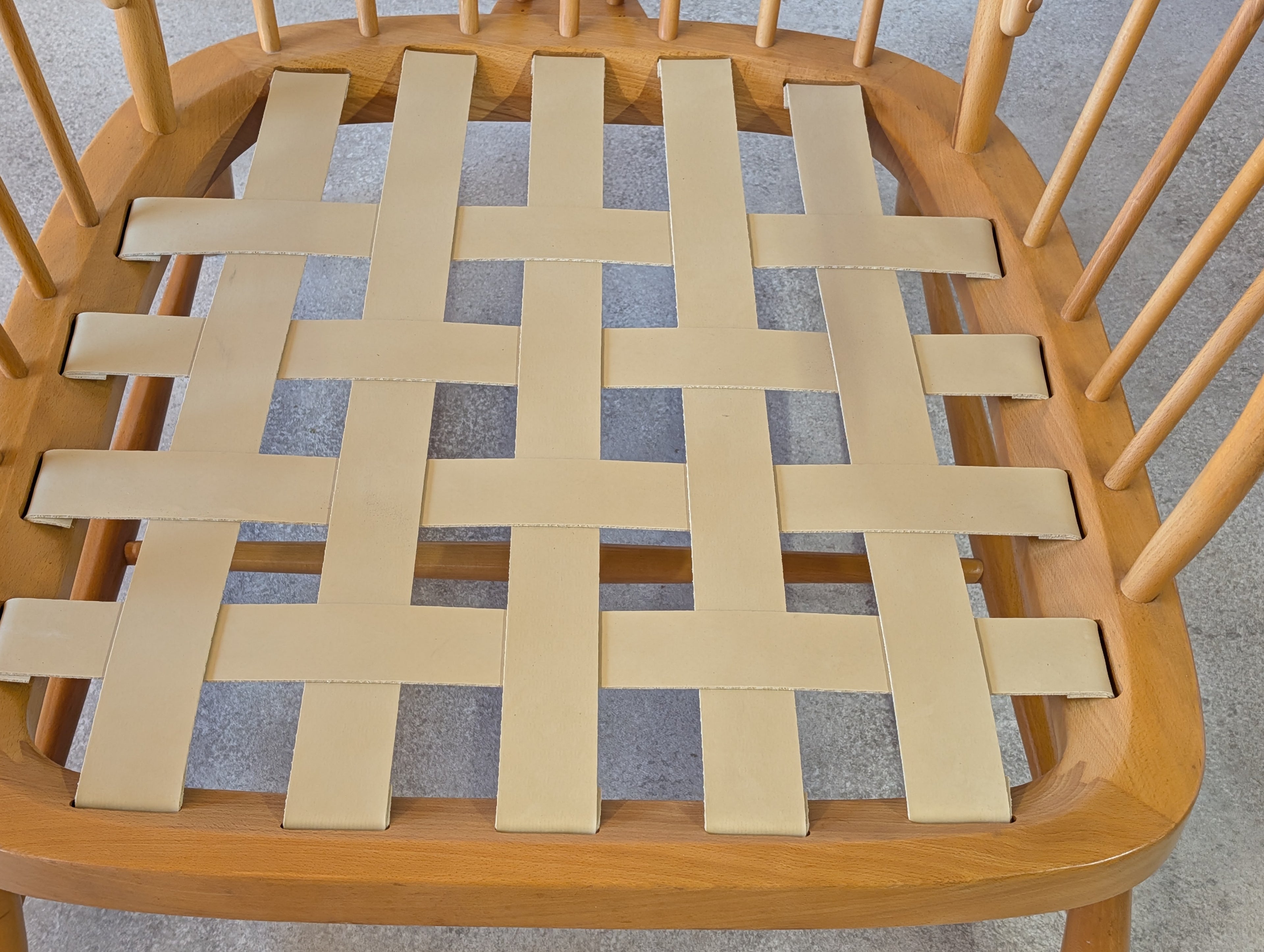 Vintage Ercol Blonde Windsor Jubilee 766 Armchair