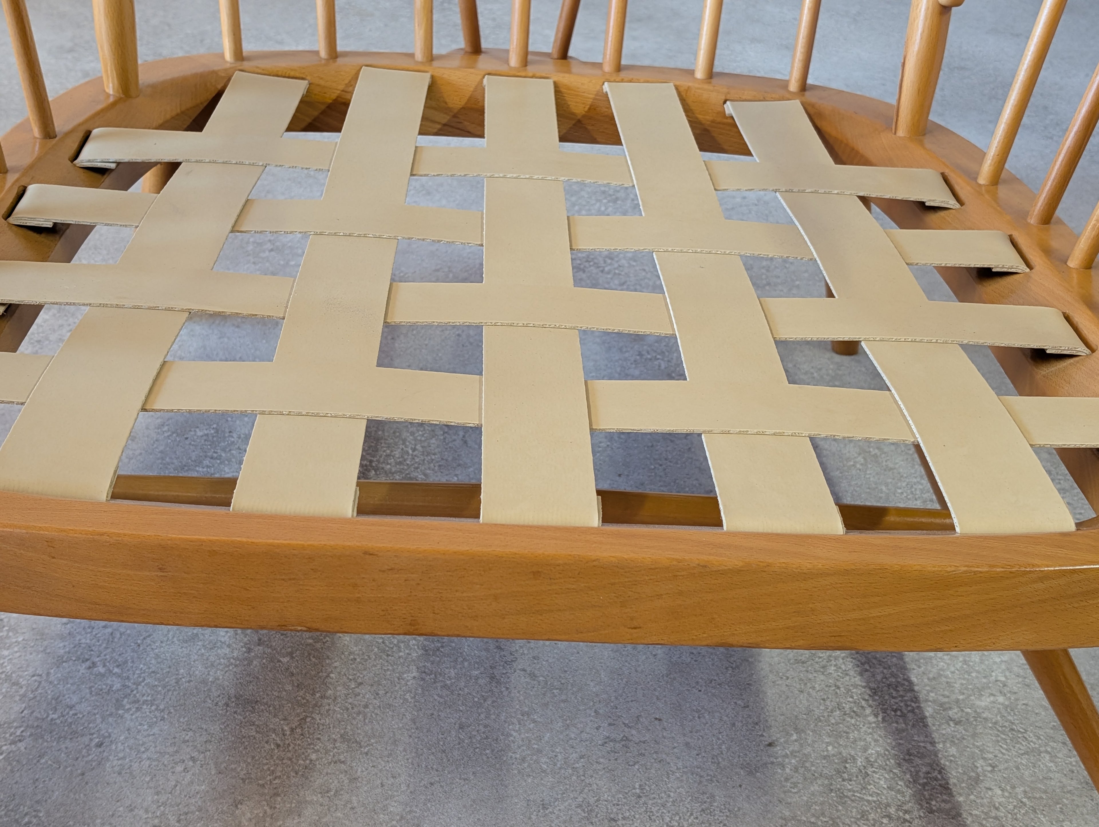 Vintage Ercol Blonde Windsor Jubilee 766 Armchair