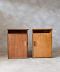 Pair Of Mid Century Heals STYLE Oak Bedside Cabinets Vintage Night Stands