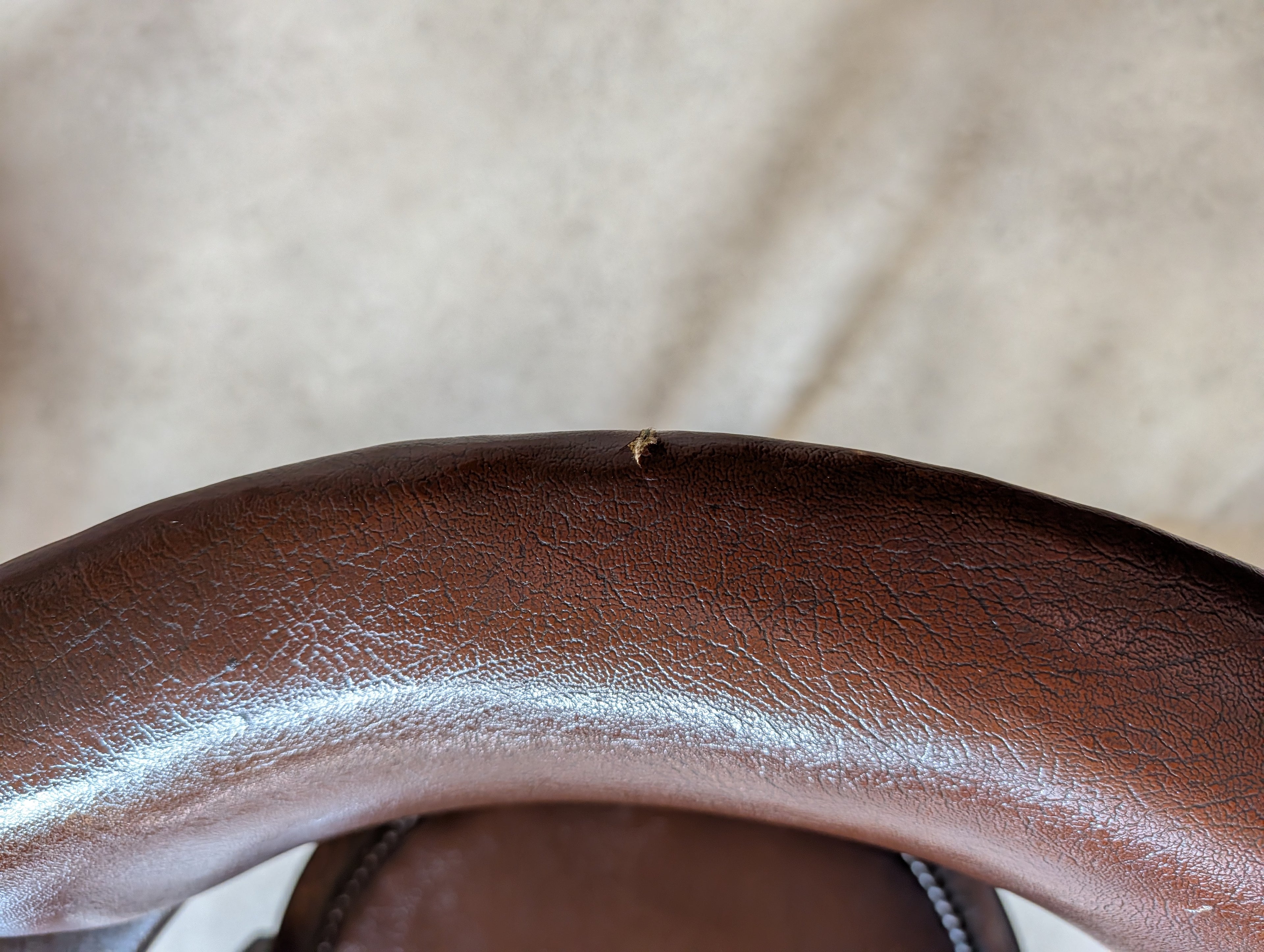 Antique Oak Captains Chair Edwardian Swivel Office Desk Chair