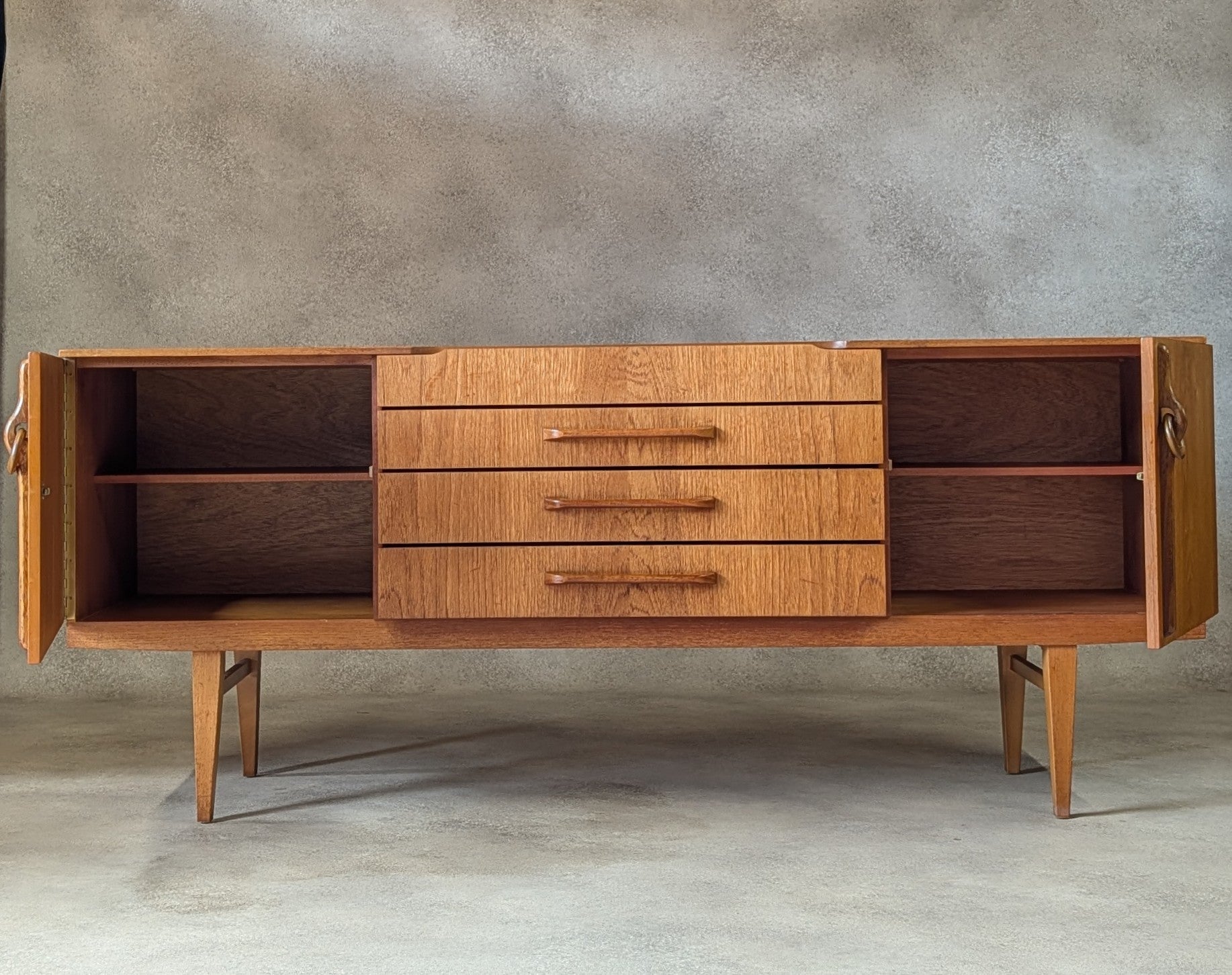 Mid Century Beautility Teak Sideboard 1960s