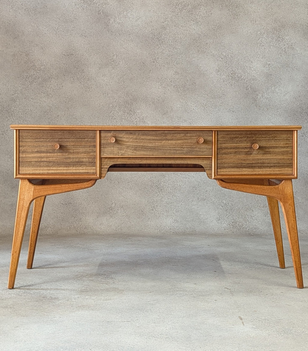 Mid Century Alfred Cox Walnut Desk / Dressing Table 1950s/60s