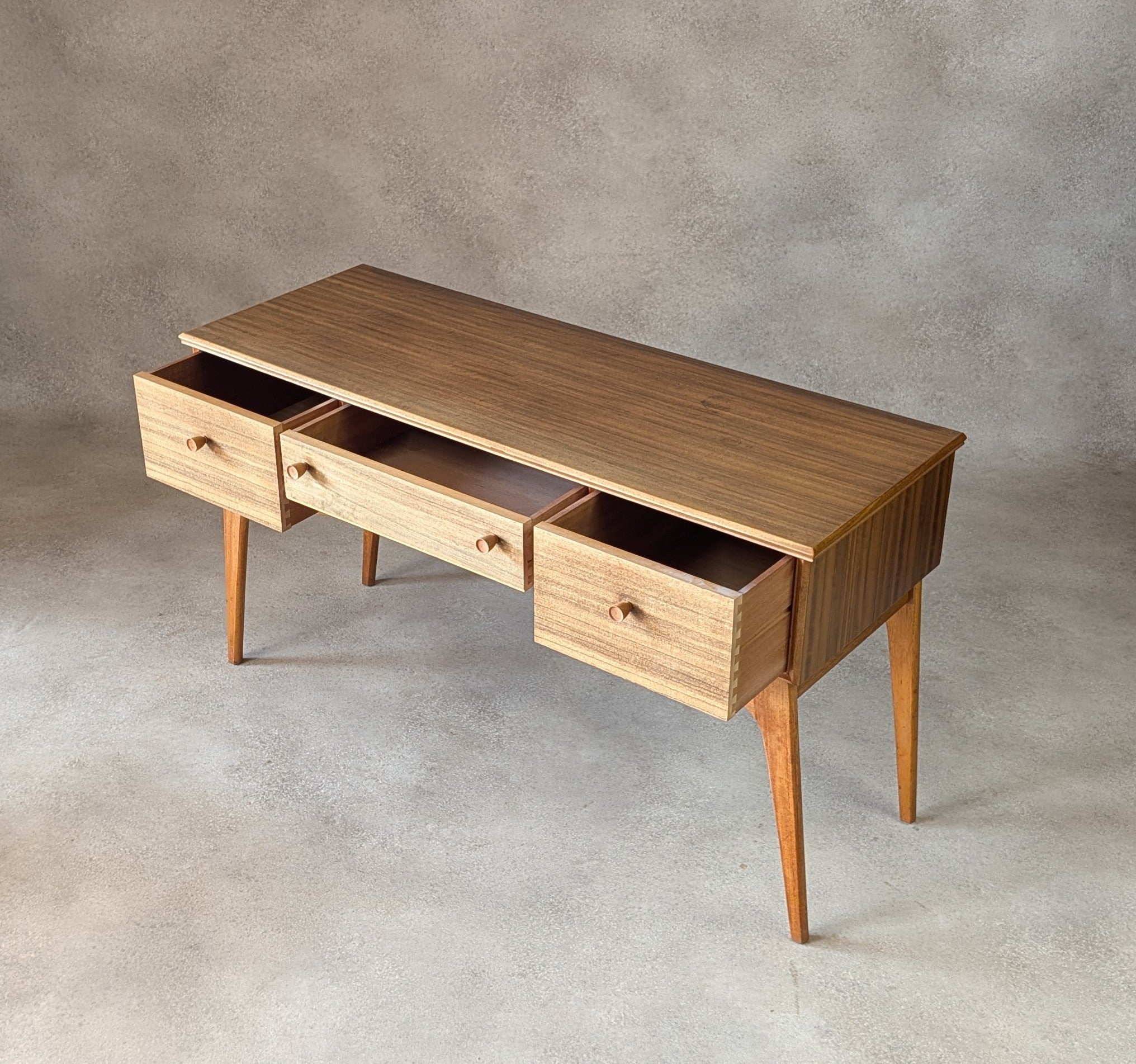 Mid Century Alfred Cox Walnut Desk / Dressing Table 1950s/60s