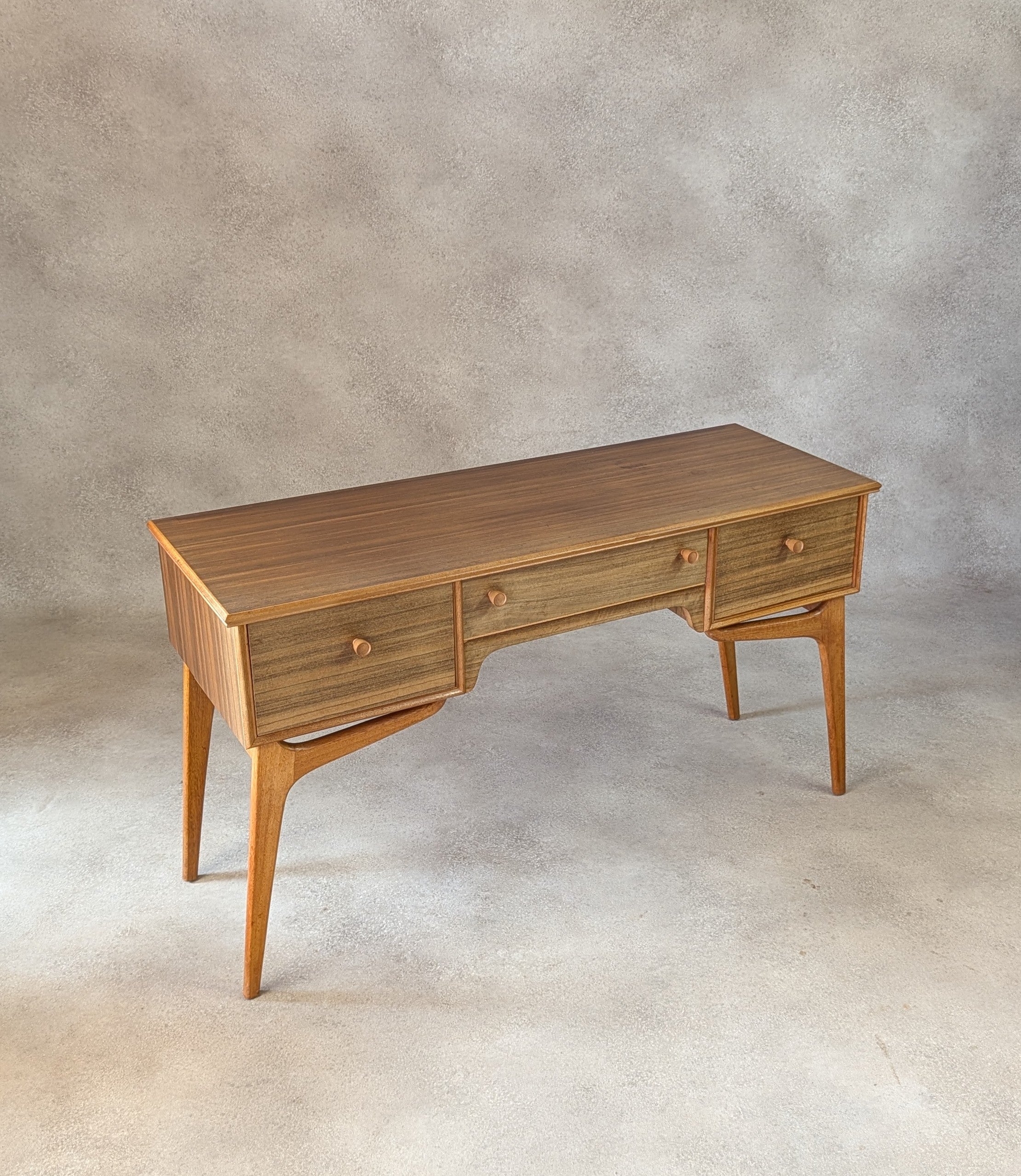 Mid Century Alfred Cox Walnut Desk / Dressing Table 1950s/60s