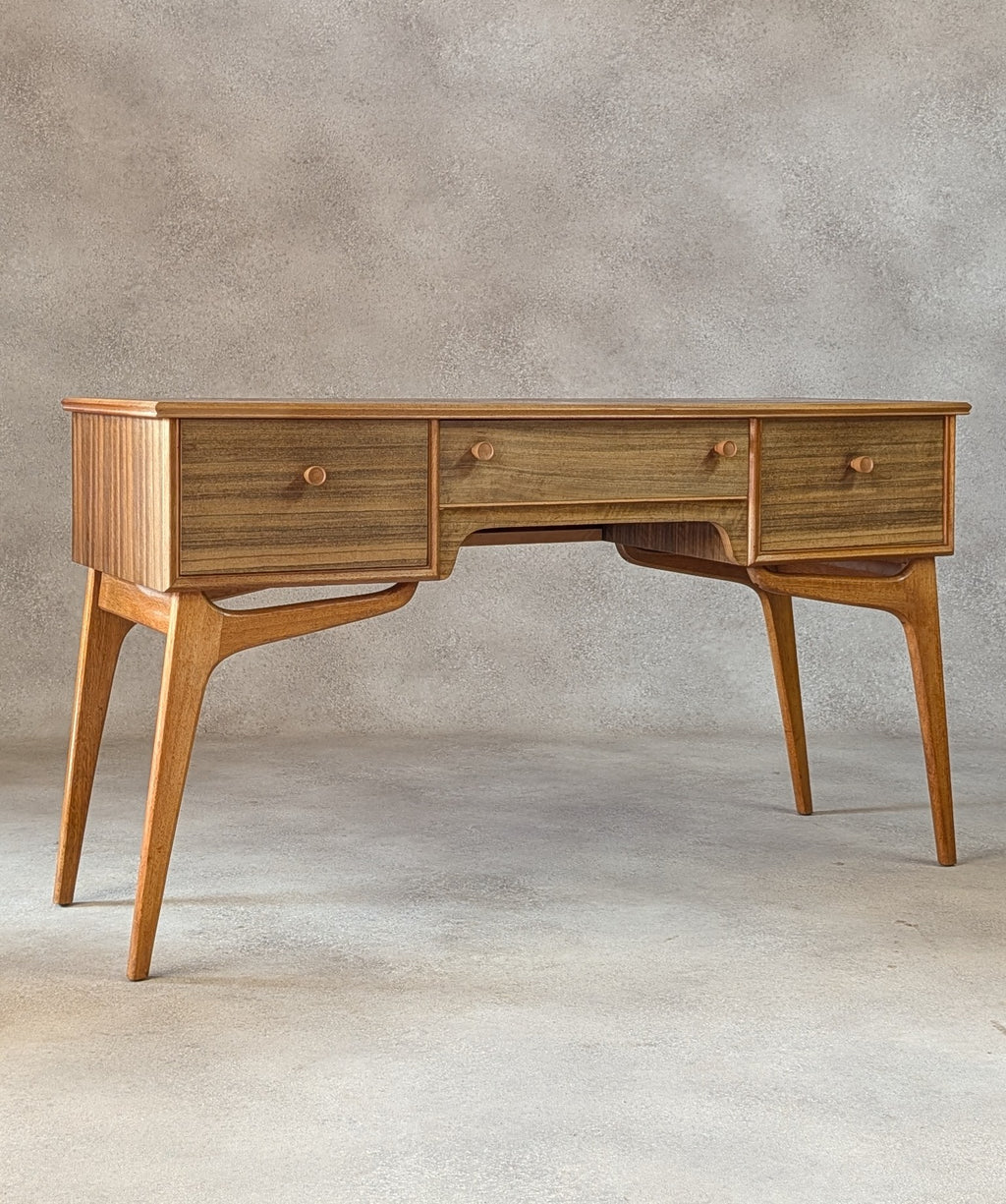 Mid Century Alfred Cox Walnut Desk / Dressing Table 1950s/60s