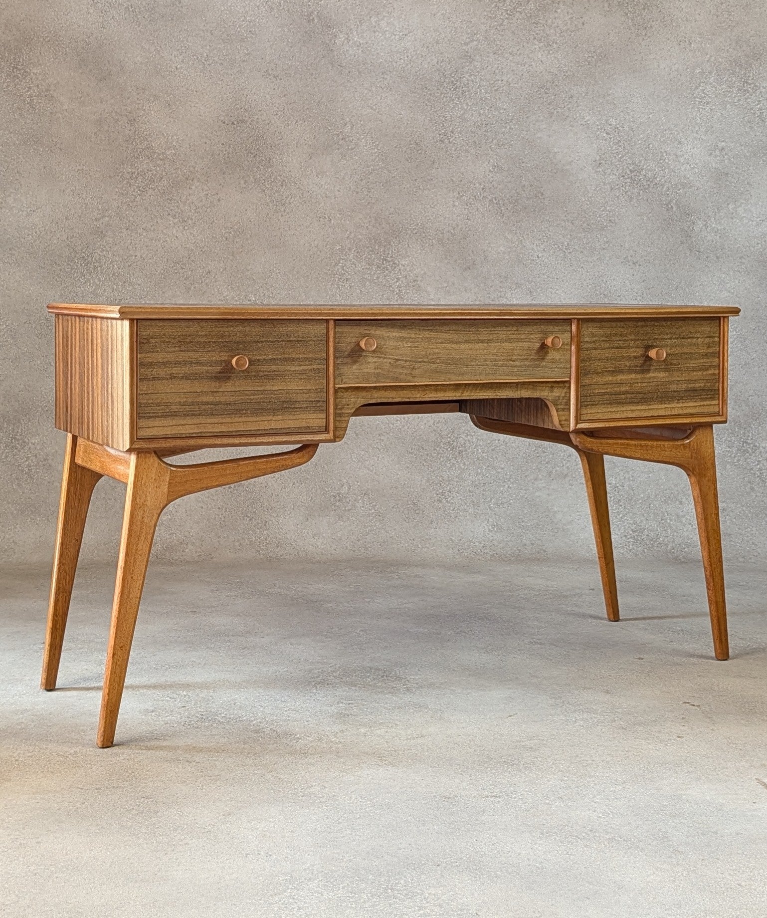 Mid Century Alfred Cox Walnut Desk / Dressing Table 1950s/60s