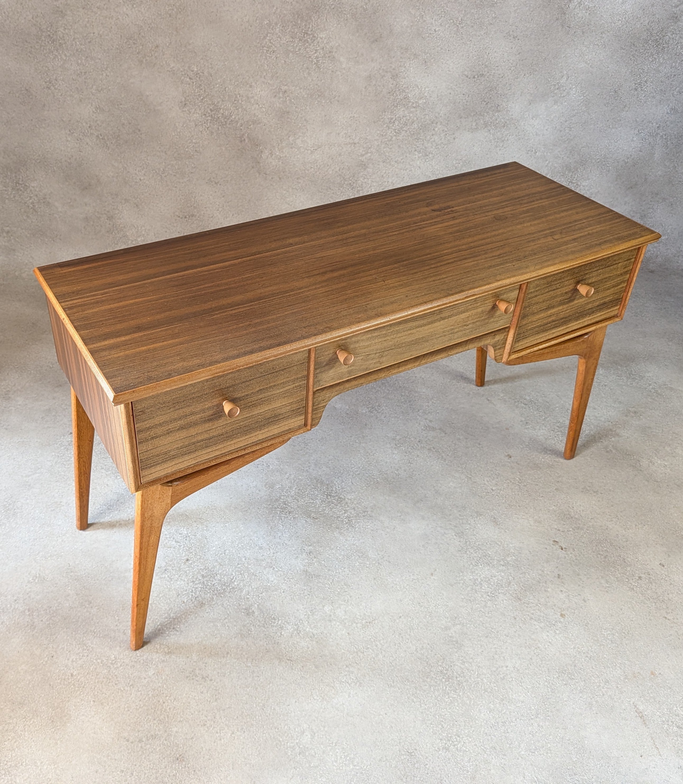 Mid Century Alfred Cox Walnut Desk / Dressing Table 1950s/60s