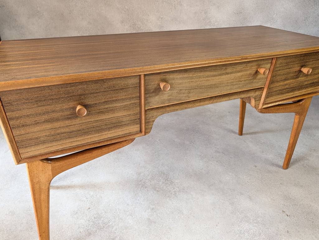 Mid Century Alfred Cox Walnut Desk / Dressing Table 1950s/60s
