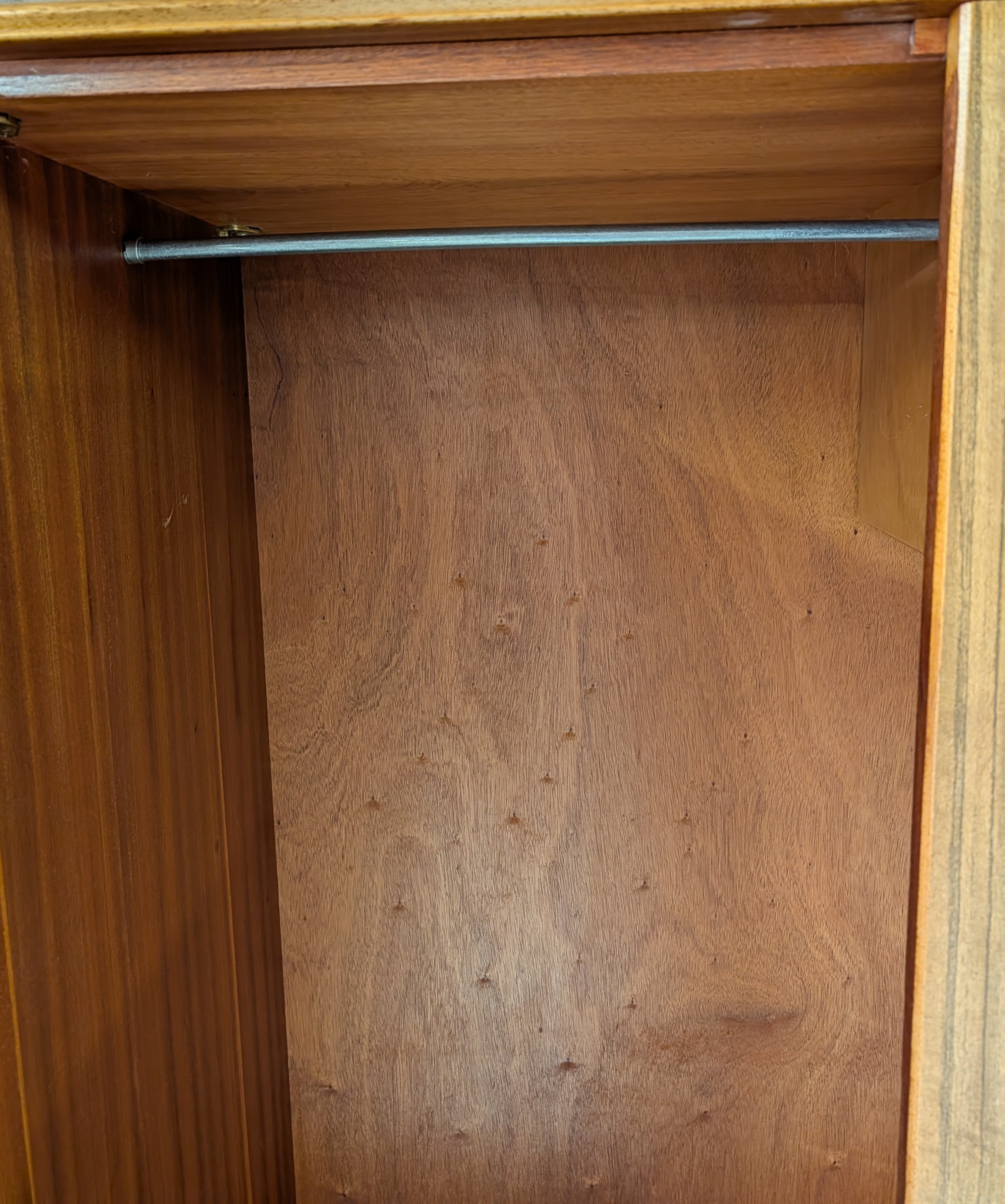 Mid Century Alfred Cox Walnut Wardrobe Vintage 1960s