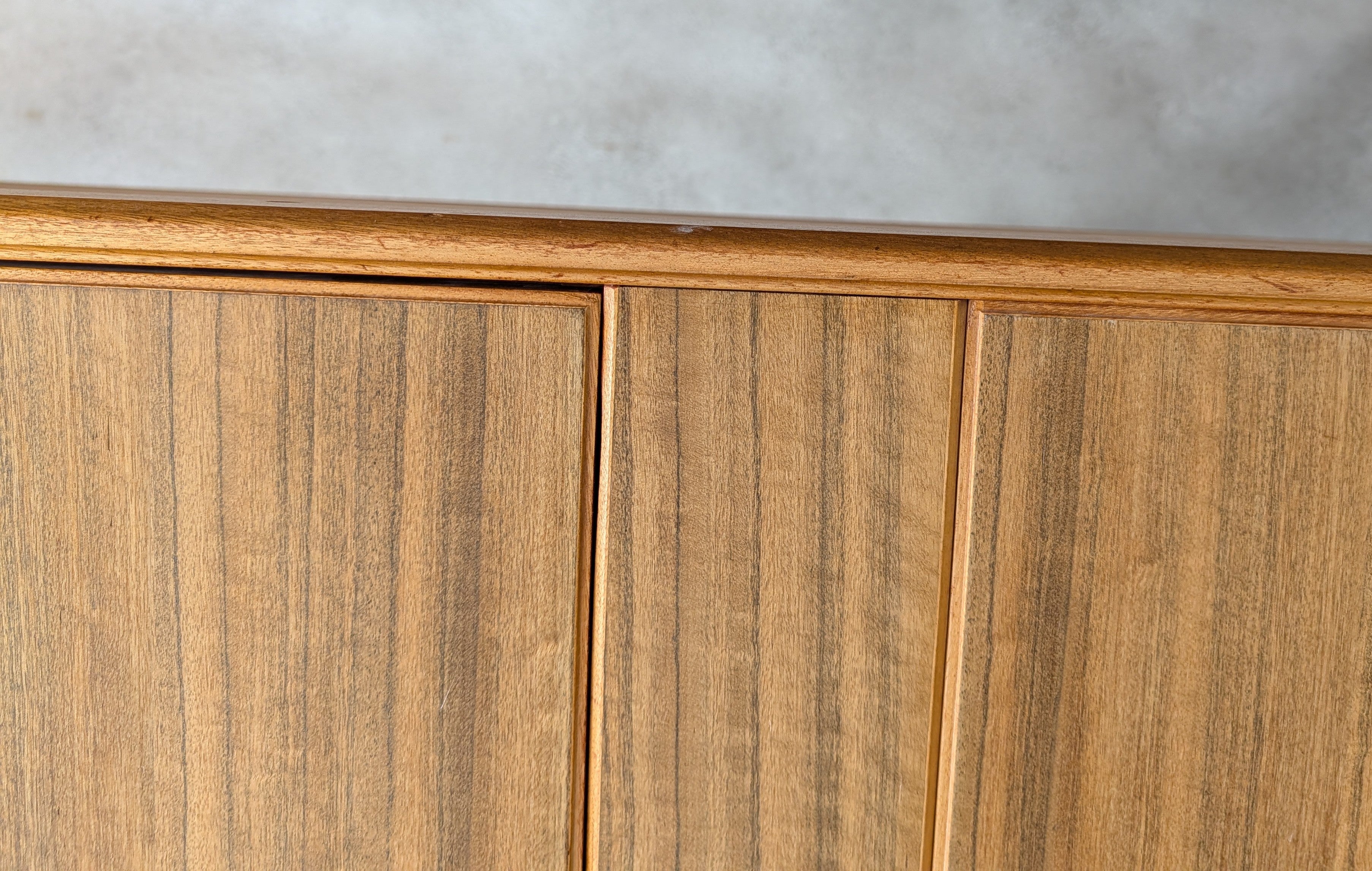 Mid Century Alfred Cox Walnut Wardrobe Vintage 1960s