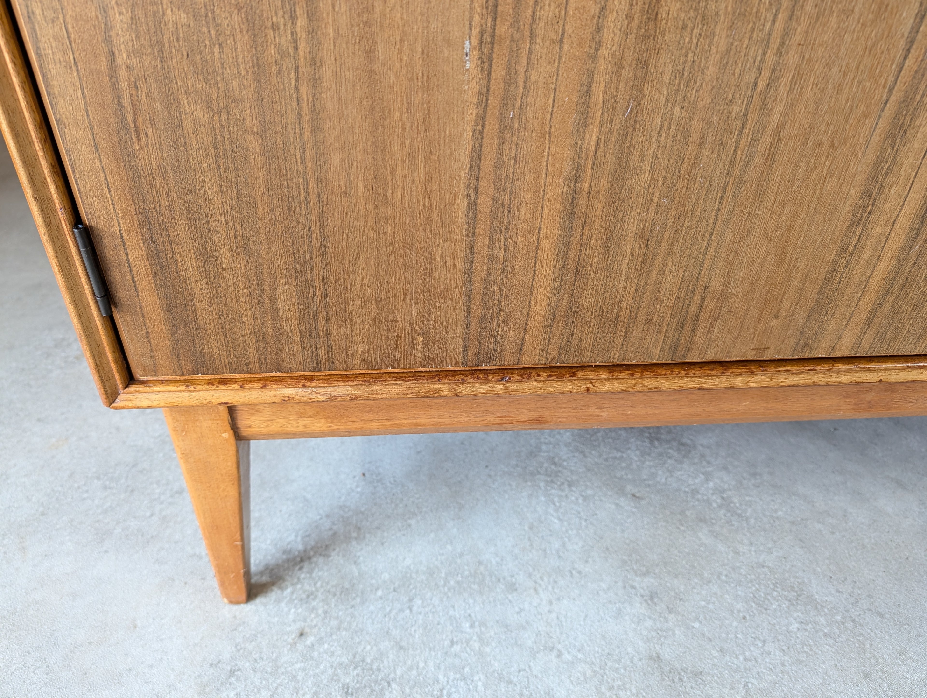 Mid Century Alfred Cox Walnut Wardrobe Vintage 1960s