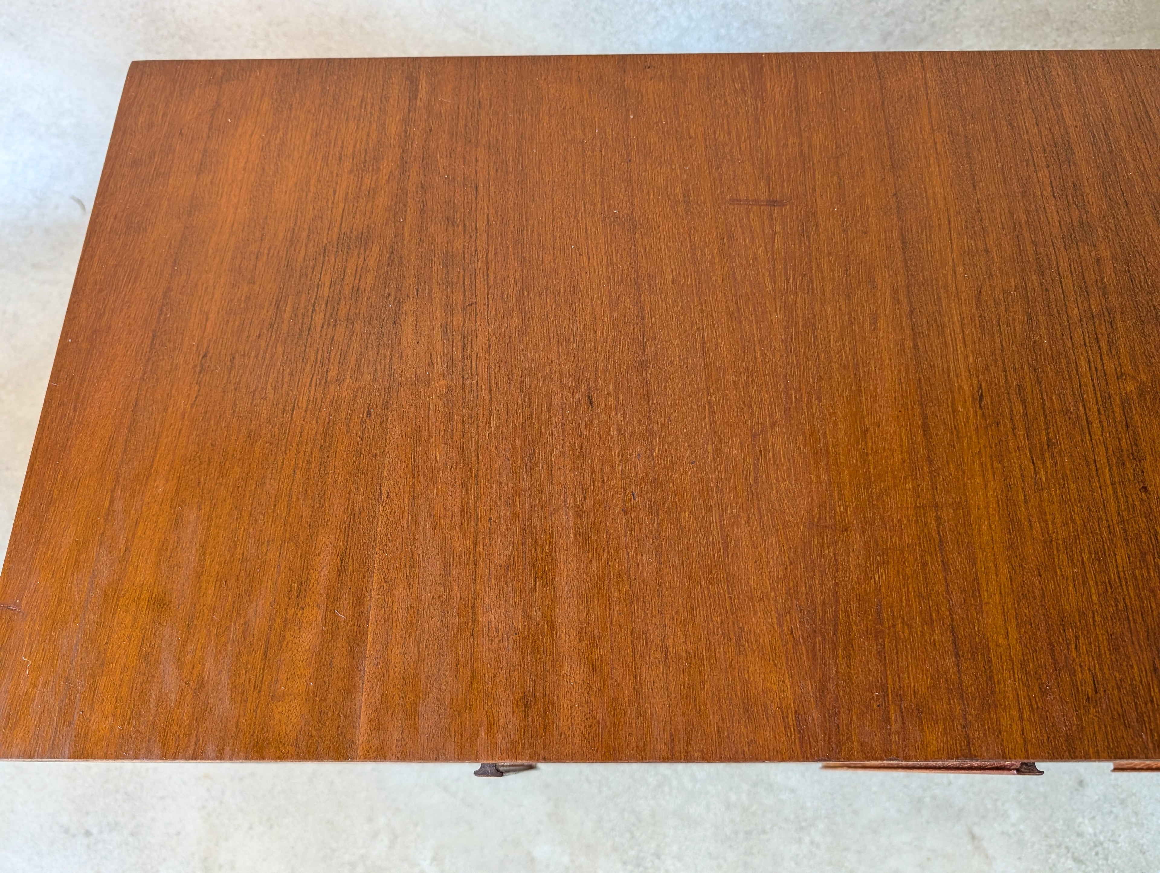 Mid Century Teak Vinyl Record Cabinet With Bi Fold Doors
