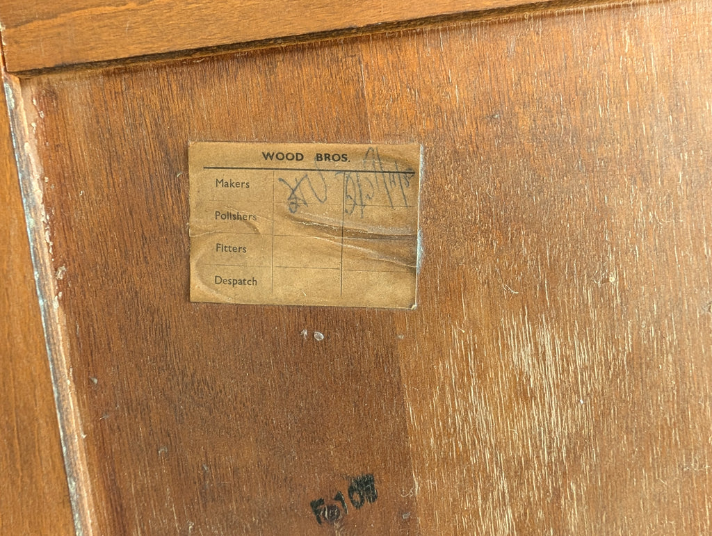 Wood Bros 'Old Charm' Oak Compact Gentleman's Fitted Wardrobe / Hall Robe