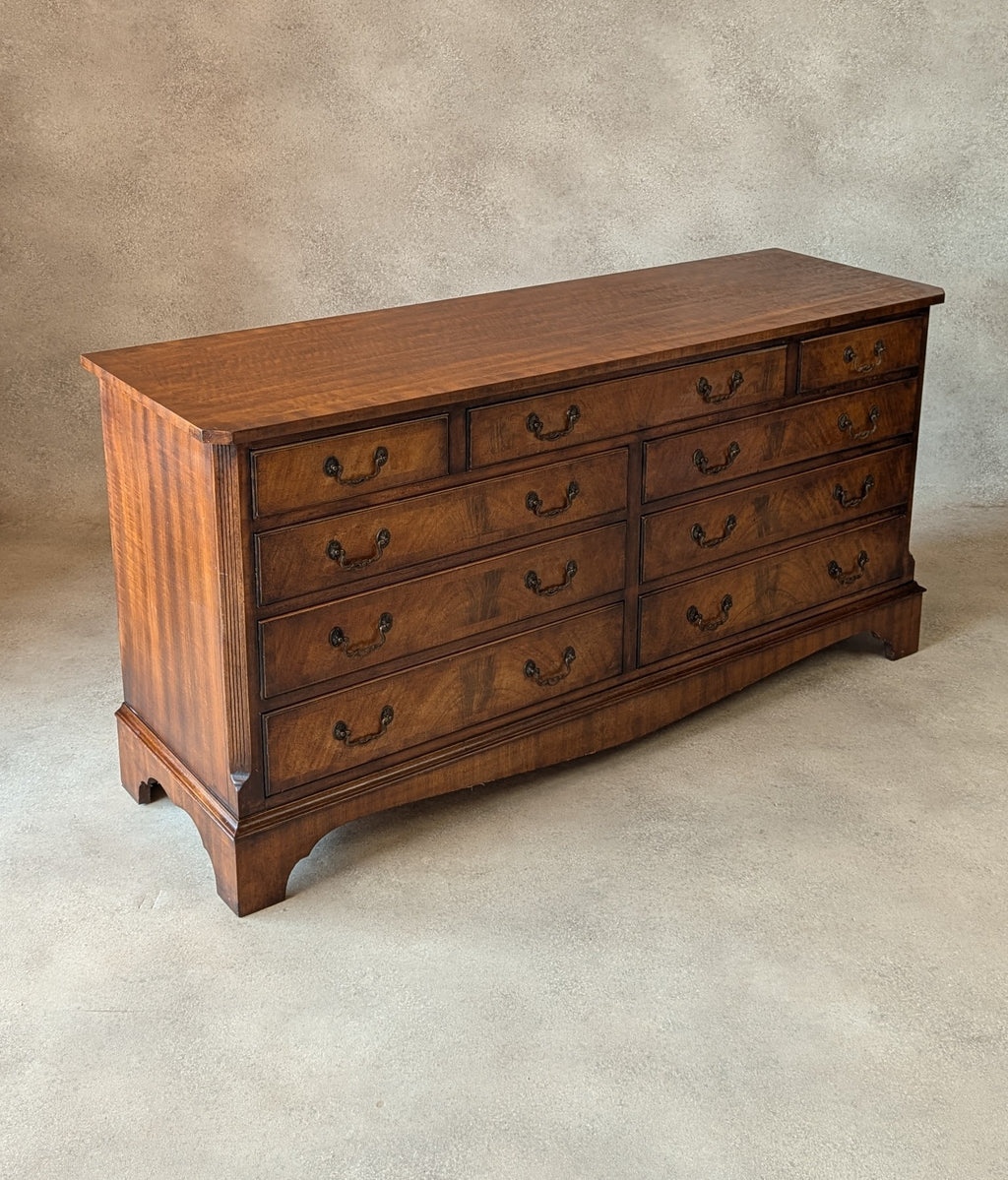 Bevan Funnell Reprodux Mahogany Walnut Chest of Drawers/Sideboard Georgian Style