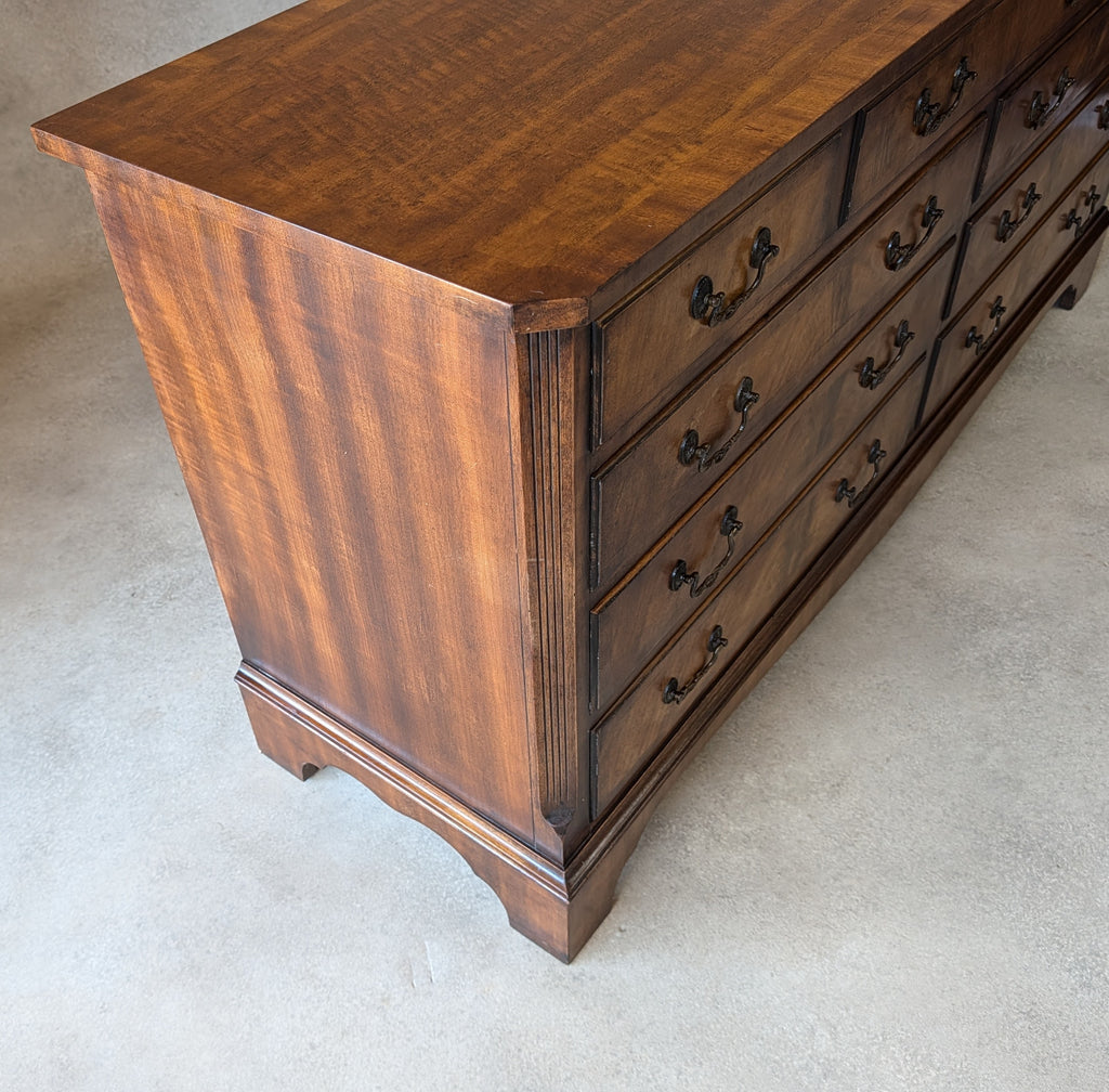 Bevan Funnell Reprodux Mahogany Walnut Chest of Drawers/Sideboard Georgian Style