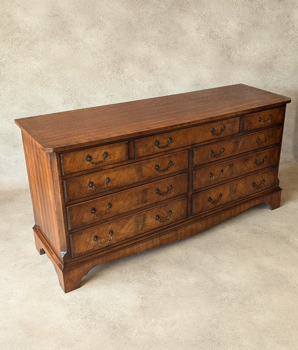 Bevan Funnell Reprodux Mahogany Walnut Chest of Drawers/Sideboard Georgian Style