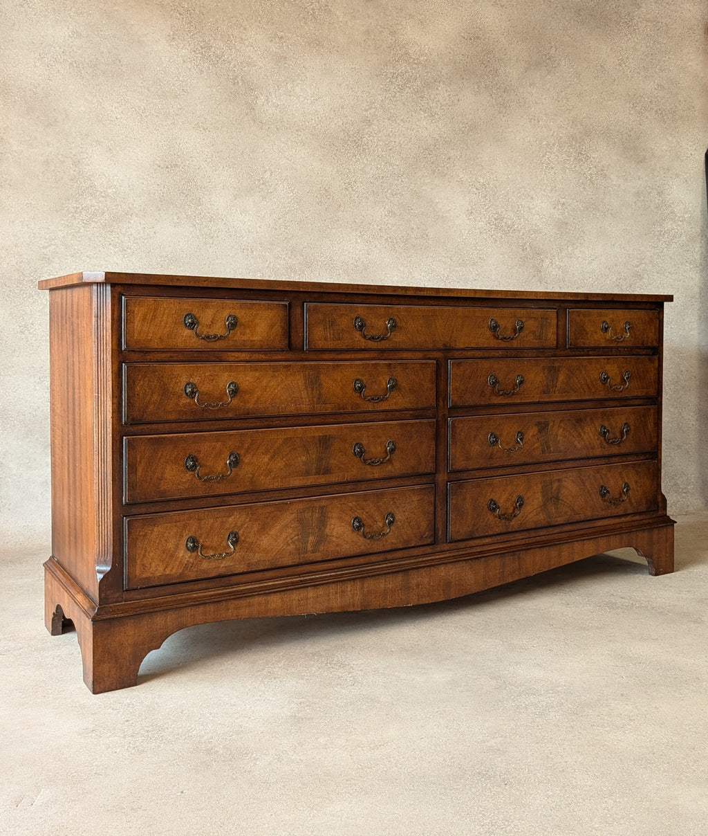 Bevan Funnell Reprodux Mahogany Walnut Chest of Drawers/Sideboard Georgian Style