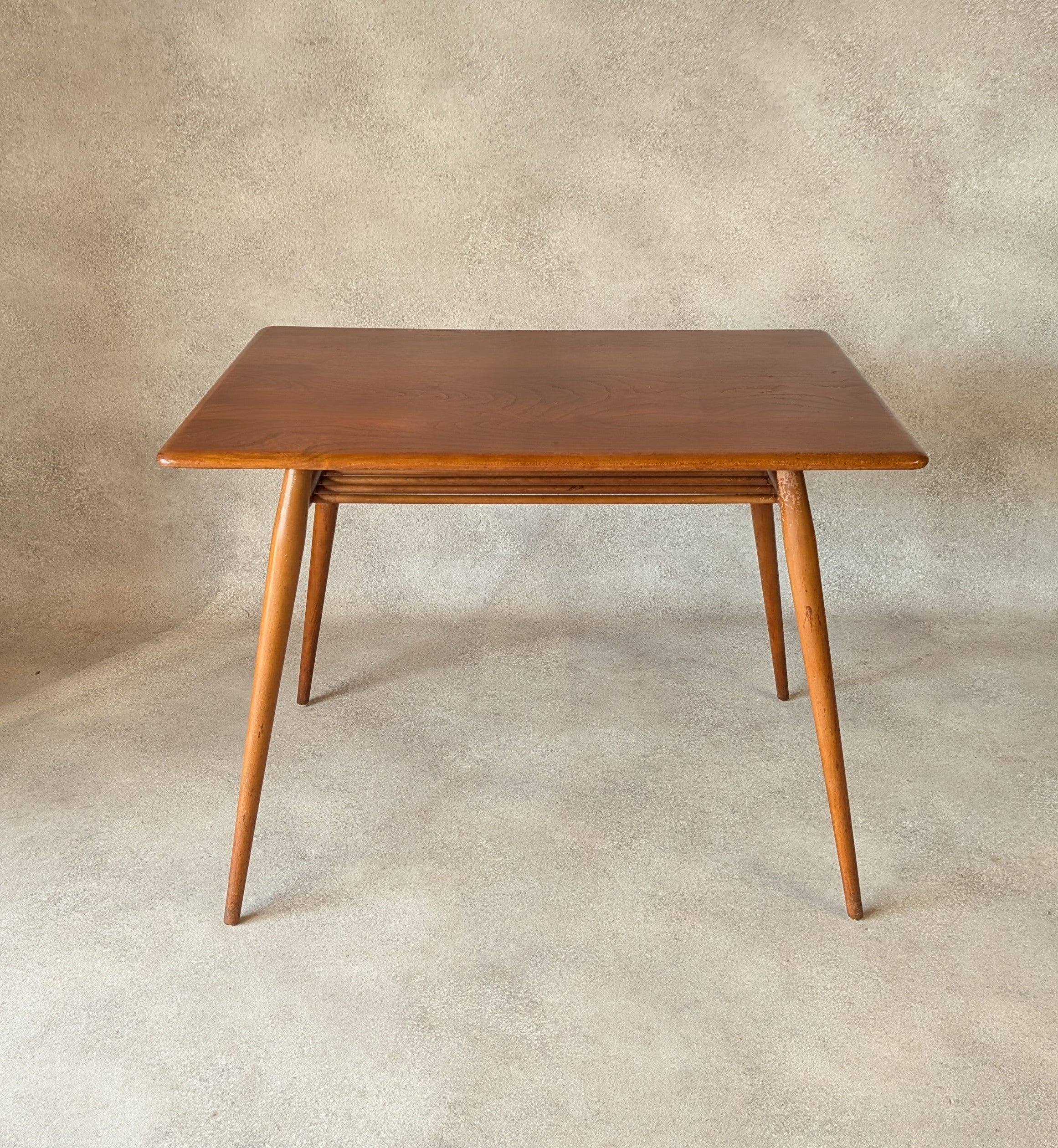 Vintage Ercol 393 Breakfast Table Mid Century Small Elm Dining Table