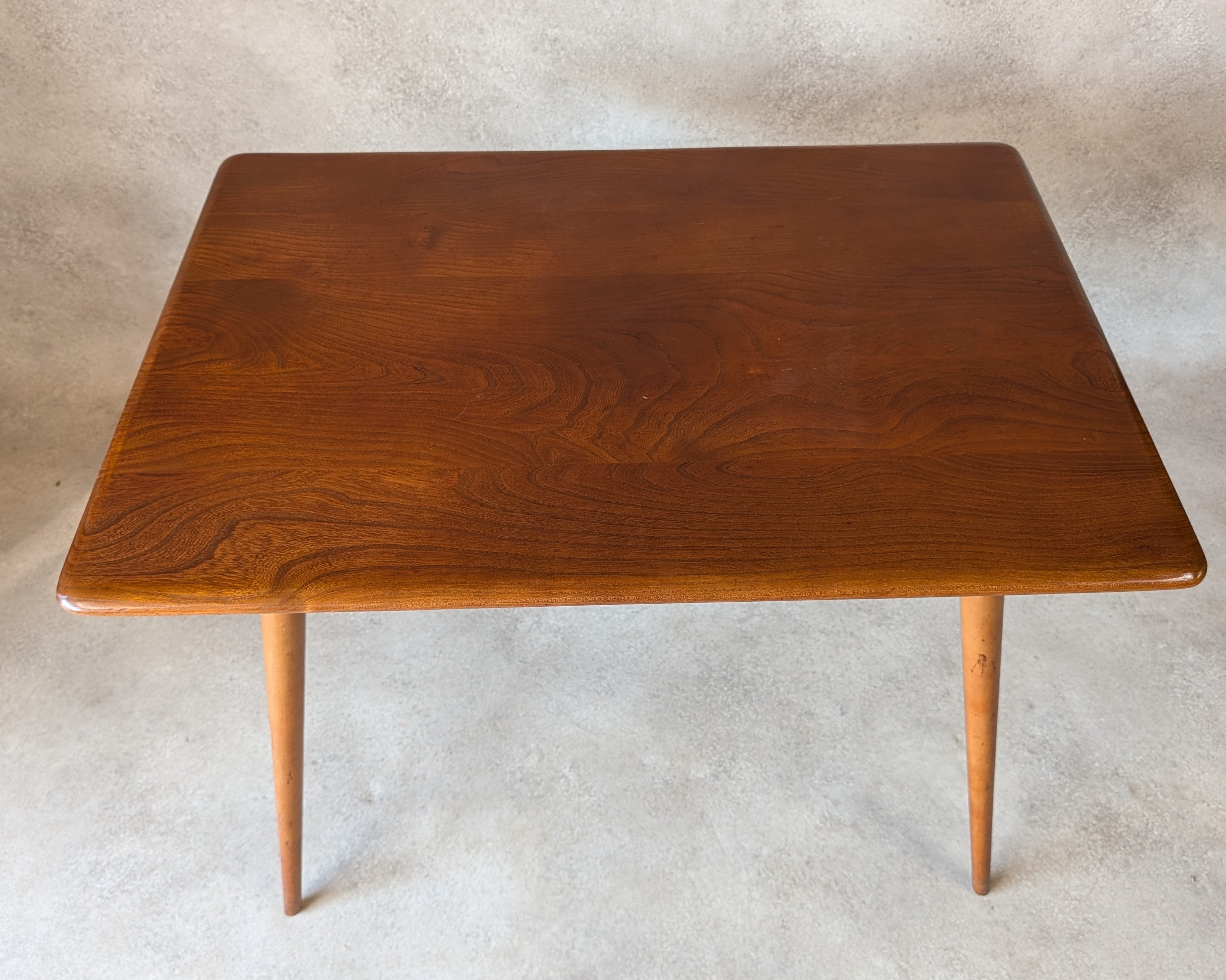 Vintage Ercol 393 Breakfast Table Mid Century Small Elm Dining Table