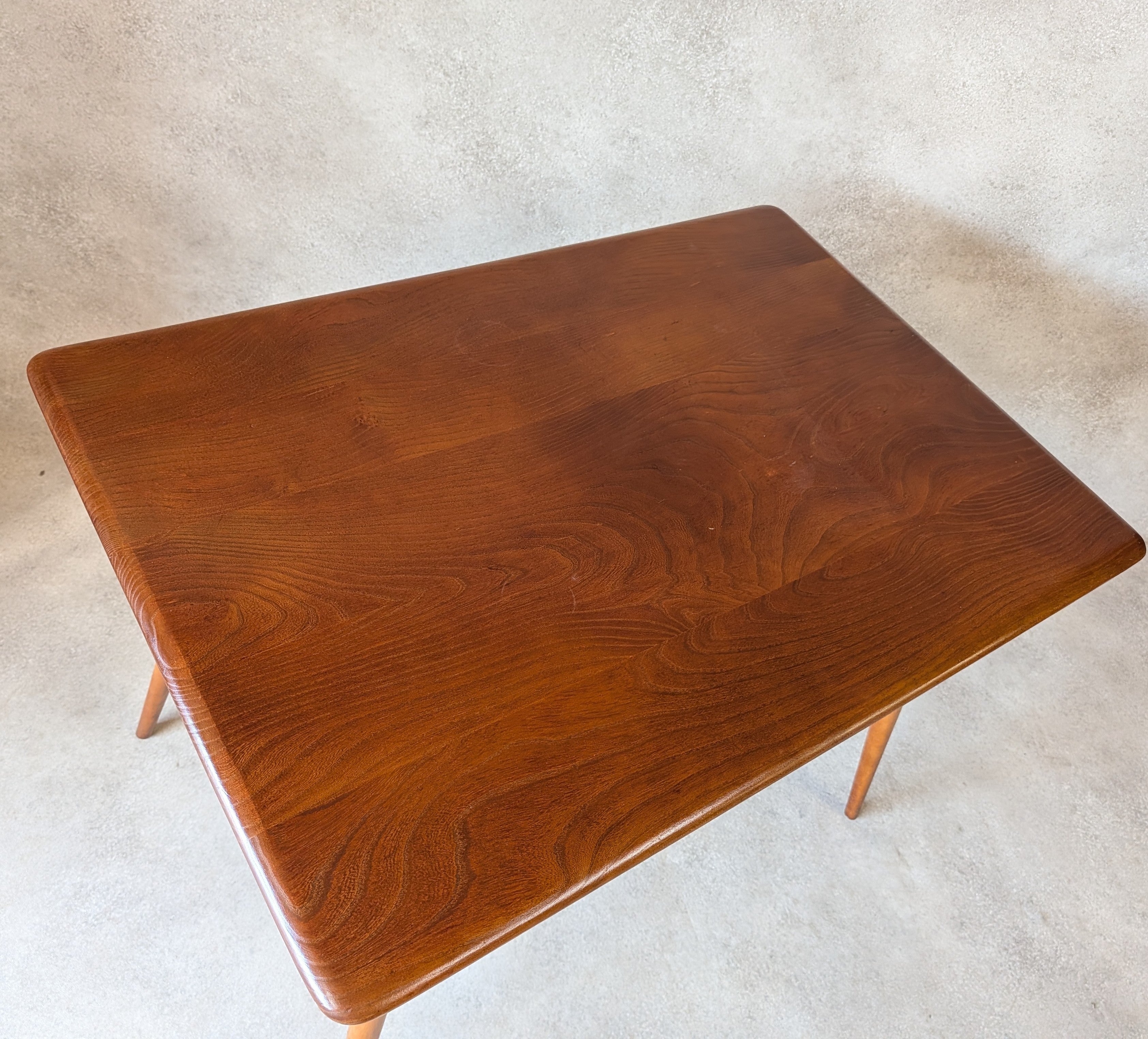 Vintage Ercol 393 Breakfast Table Mid Century Small Elm Dining Table