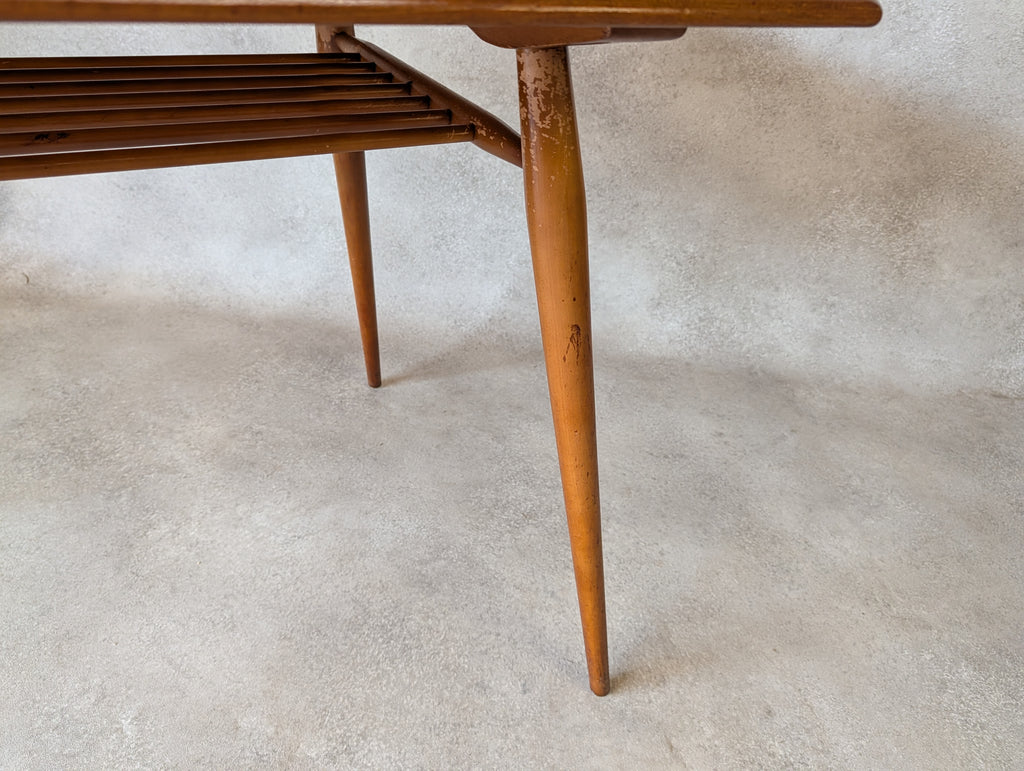 Vintage Ercol 393 Breakfast Table Mid Century Small Elm Dining Table