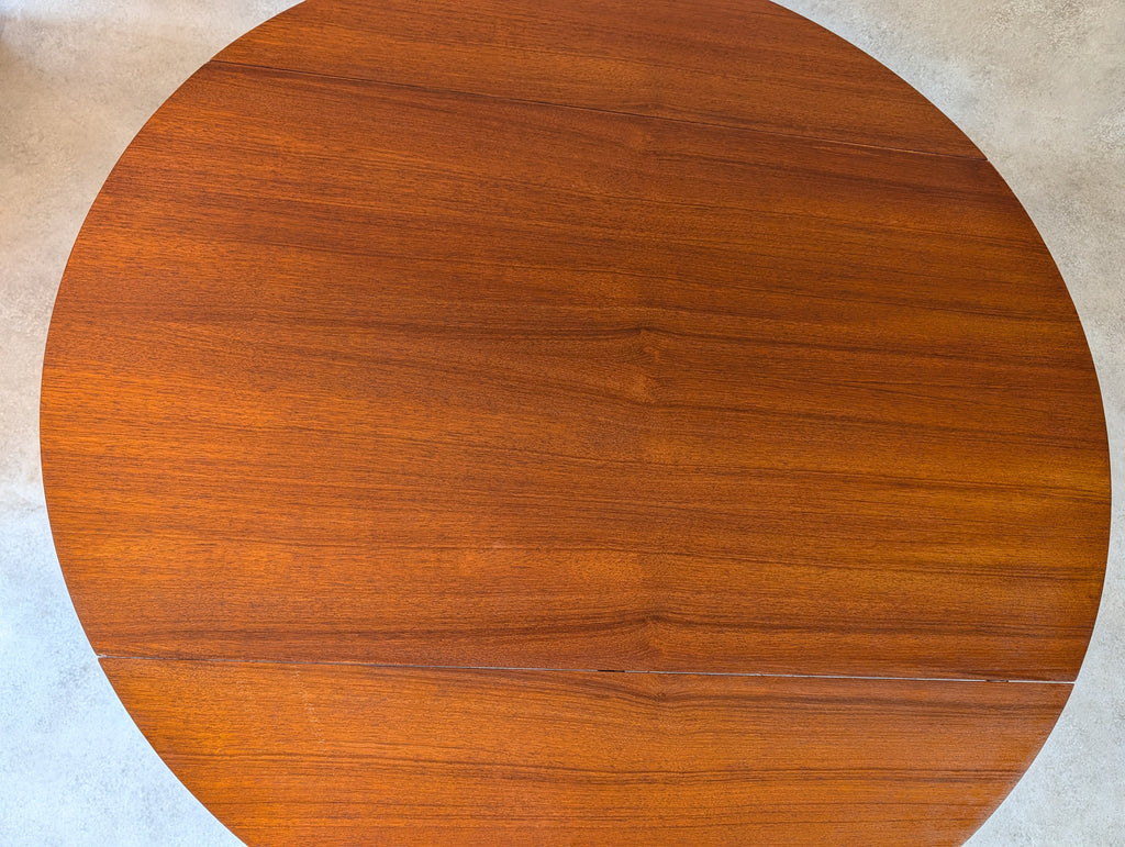 Mid Century Teak Drop Leaf Dining Table 1960s