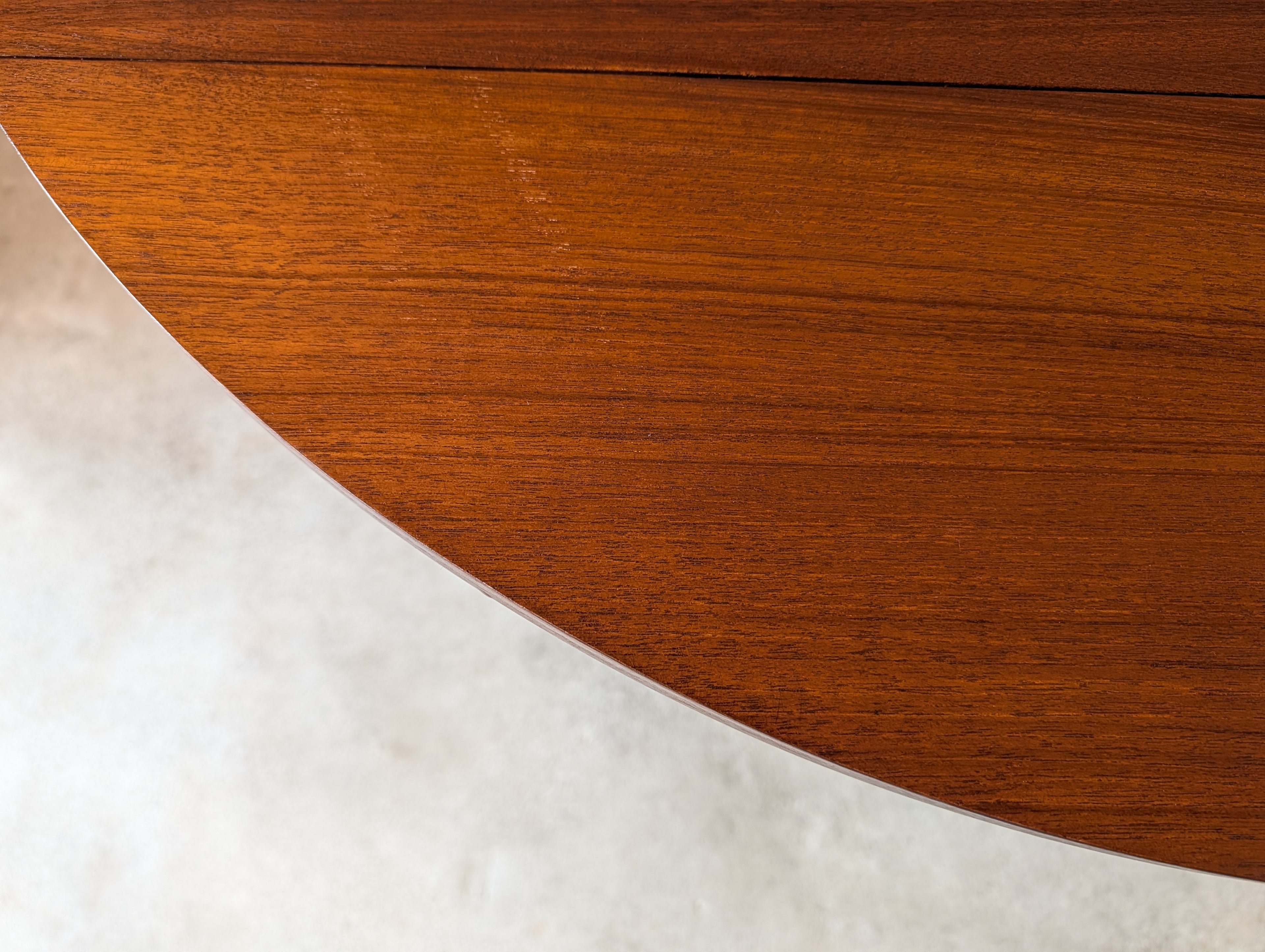 Mid Century Teak Drop Leaf Dining Table 1960s