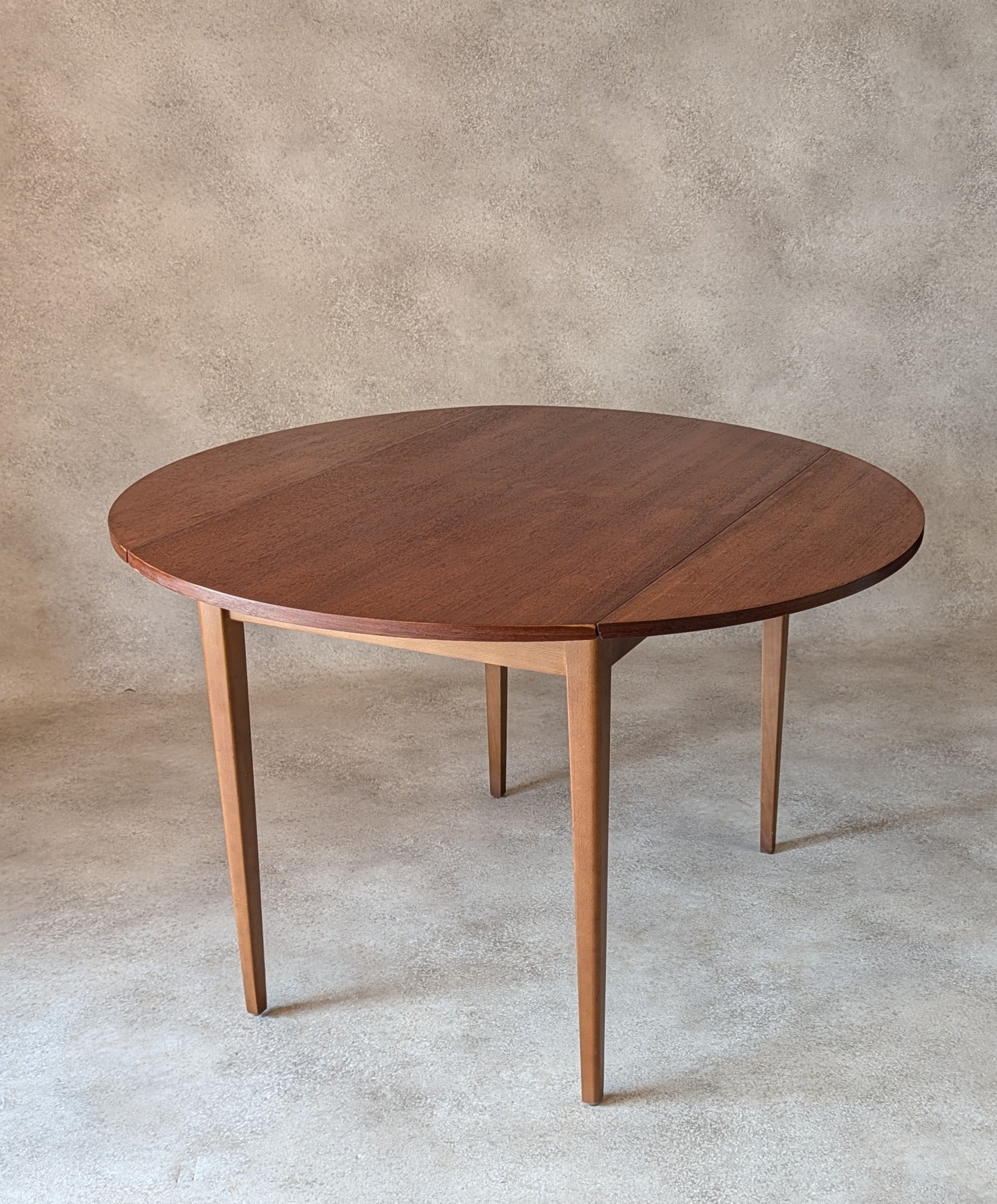 Mid Century Teak Drop Leaf Dining Table 1960s