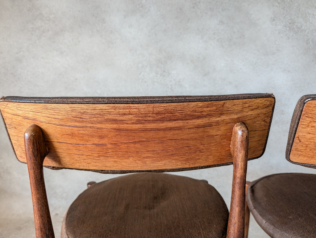 Set Of 4 Mid Century G Plan Fresco VB Wilkins Teak Dining Chairs