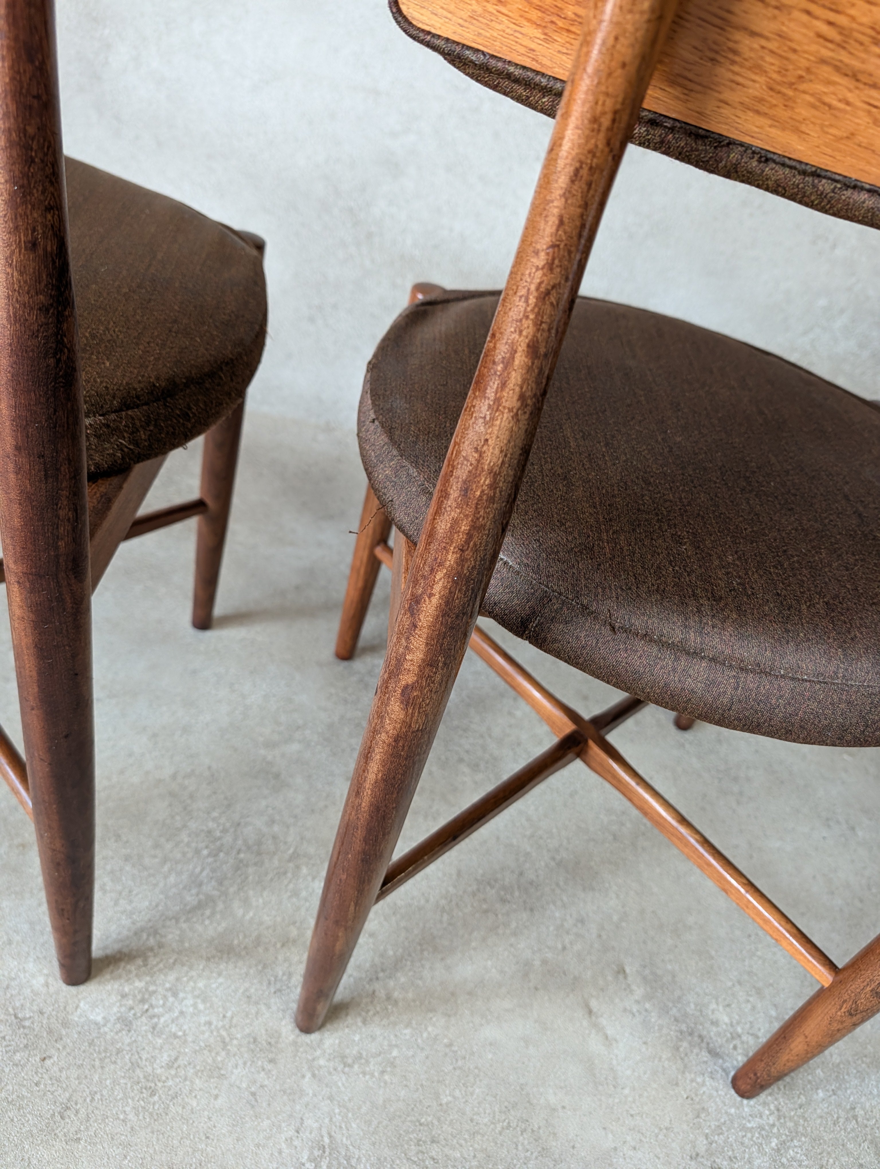 Set Of 4 Mid Century G Plan Fresco VB Wilkins Teak Dining Chairs