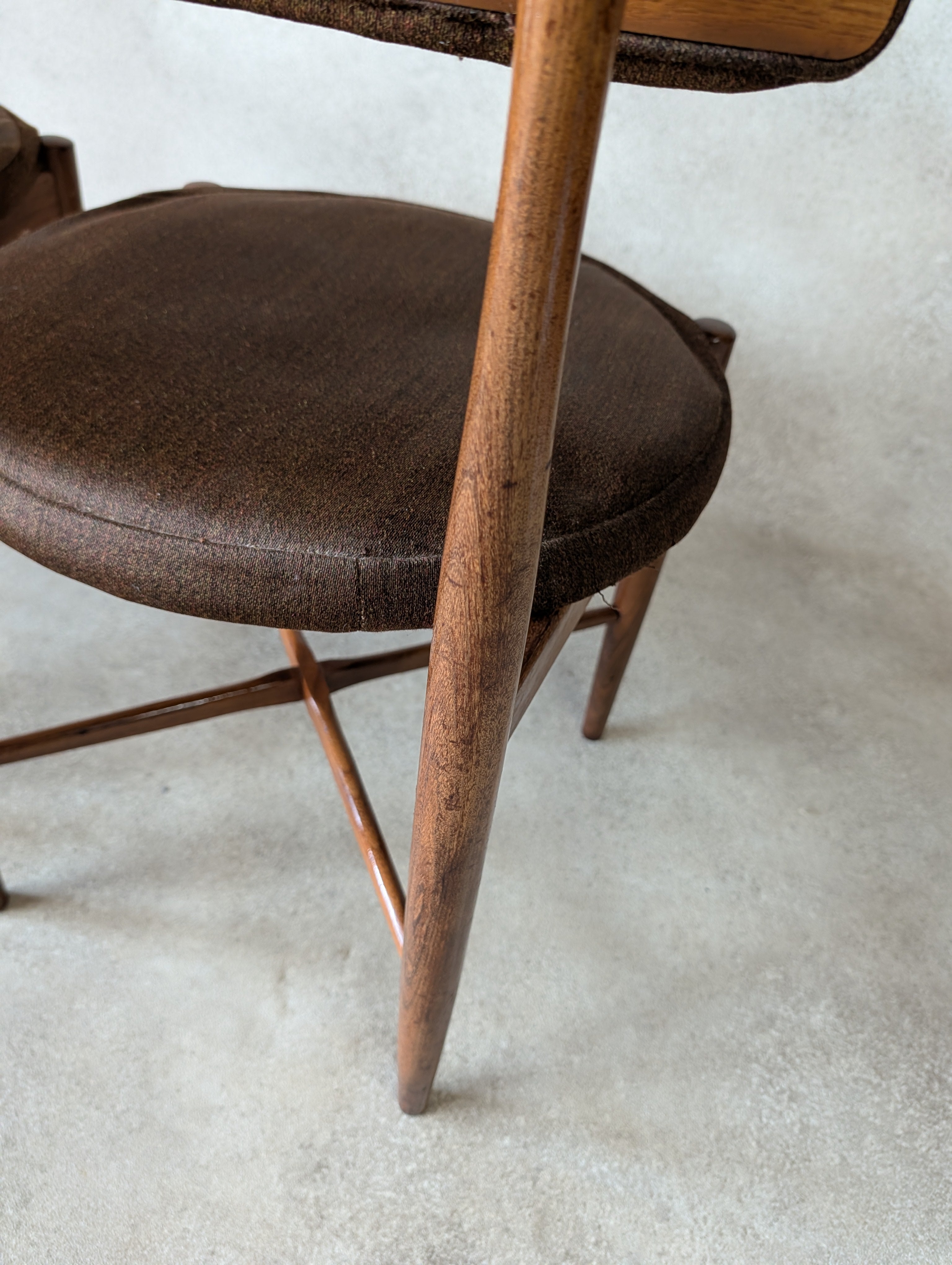 Set Of 4 Mid Century G Plan Fresco VB Wilkins Teak Dining Chairs