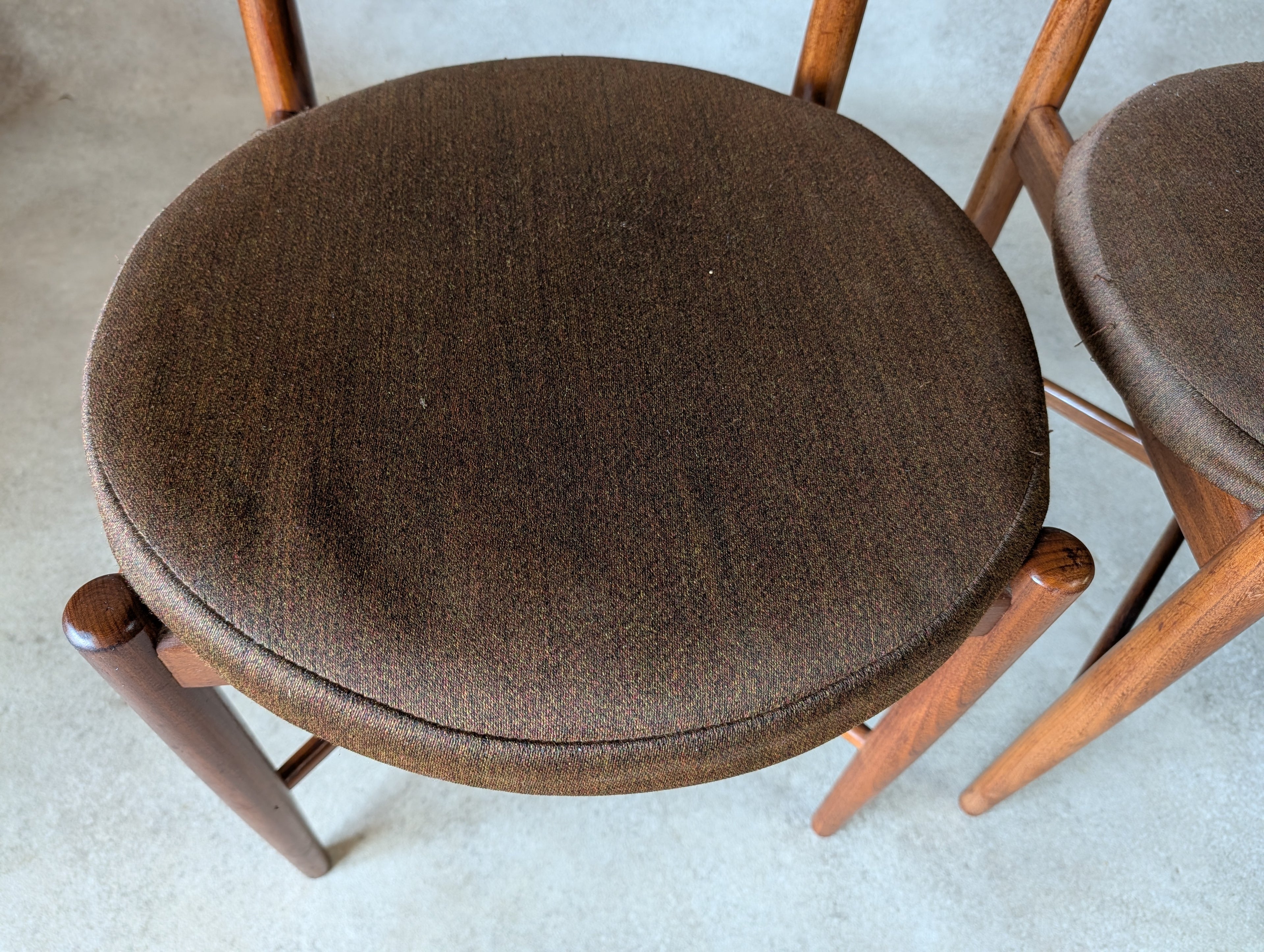 Set Of 4 Mid Century G Plan Fresco VB Wilkins Teak Dining Chairs