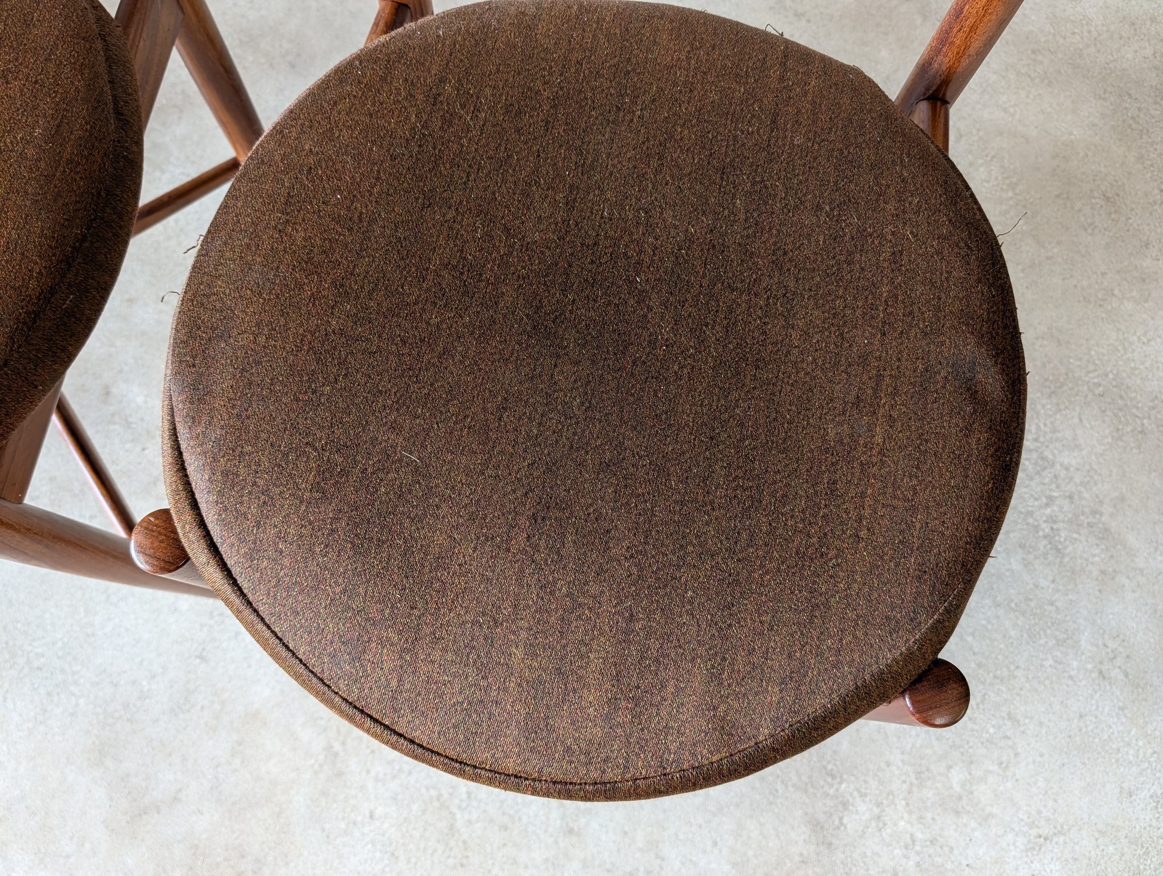 Set Of 4 Mid Century G Plan Fresco VB Wilkins Teak Dining Chairs