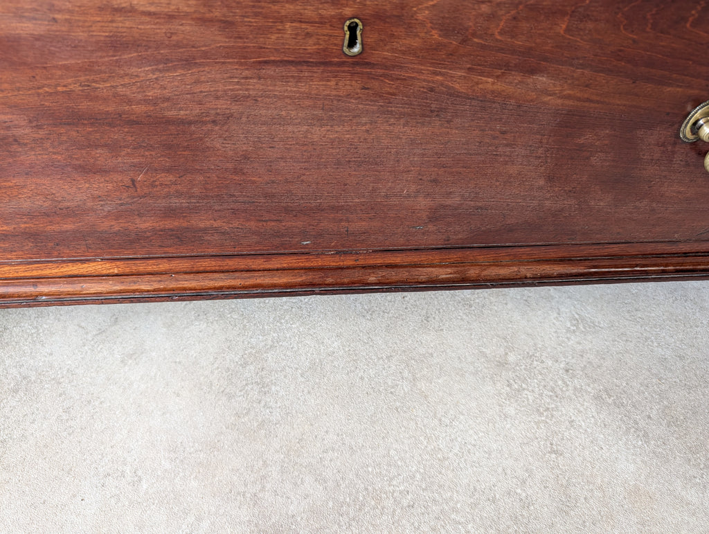 Antique Mahogany George III Secretaire Chest / Georgian Chest Of Drawers